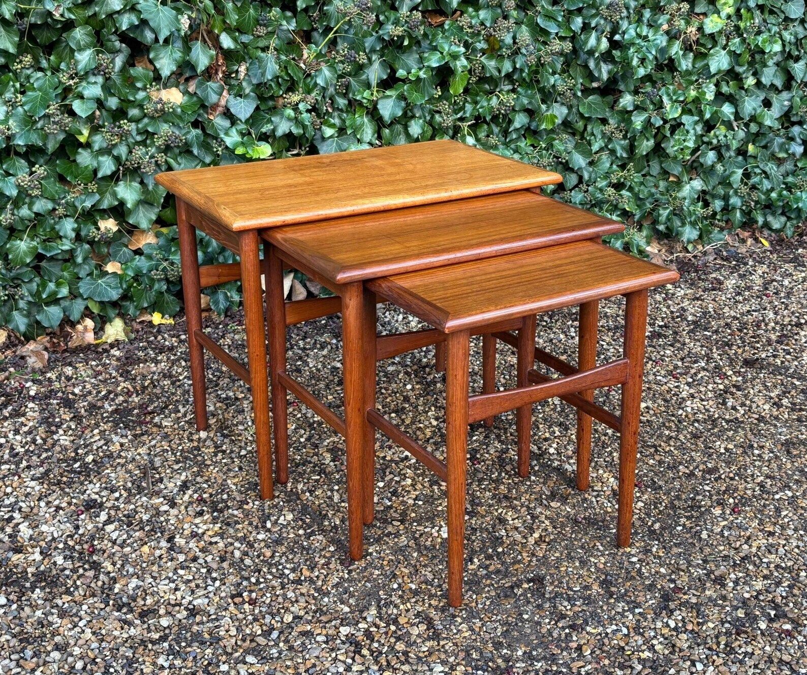 Vintage 1960’s Kai Kristiansen Teak Nest Of Tables