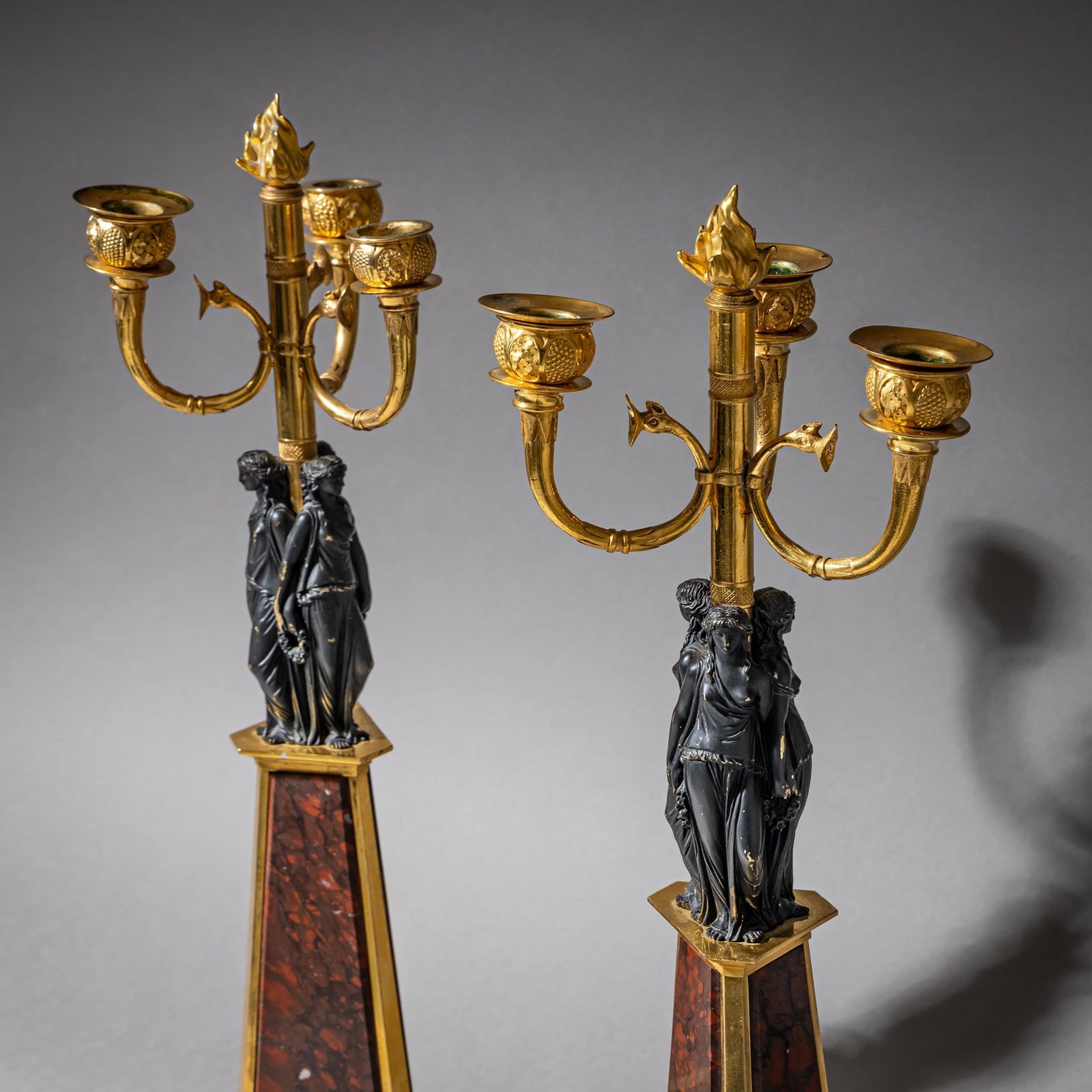 photo furniture Pair Of Girandoles, Probably Italy, 19th Century