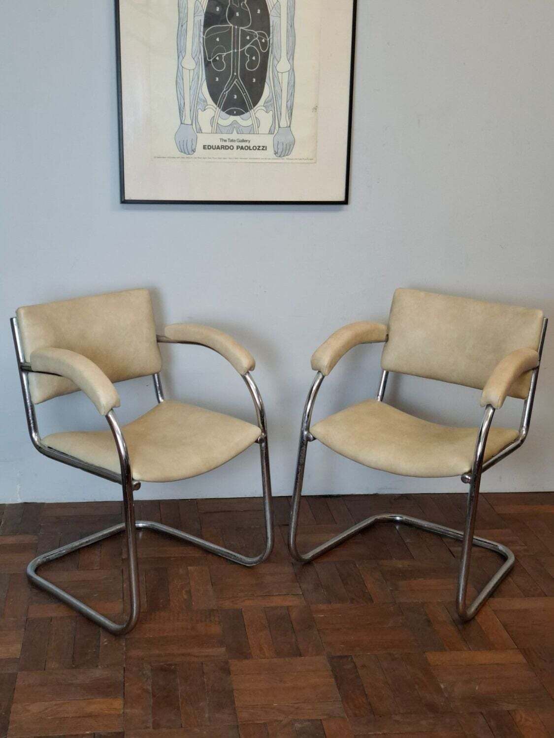 Art Deco Modernist Armchairs By Pel