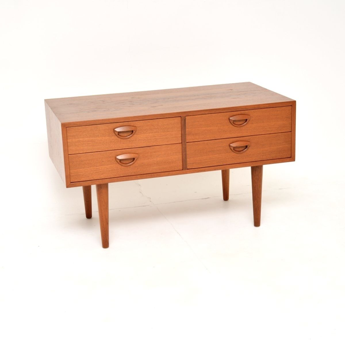 Danish Vintage Teak Side Chest / Cabinet By Kai Kristiansen