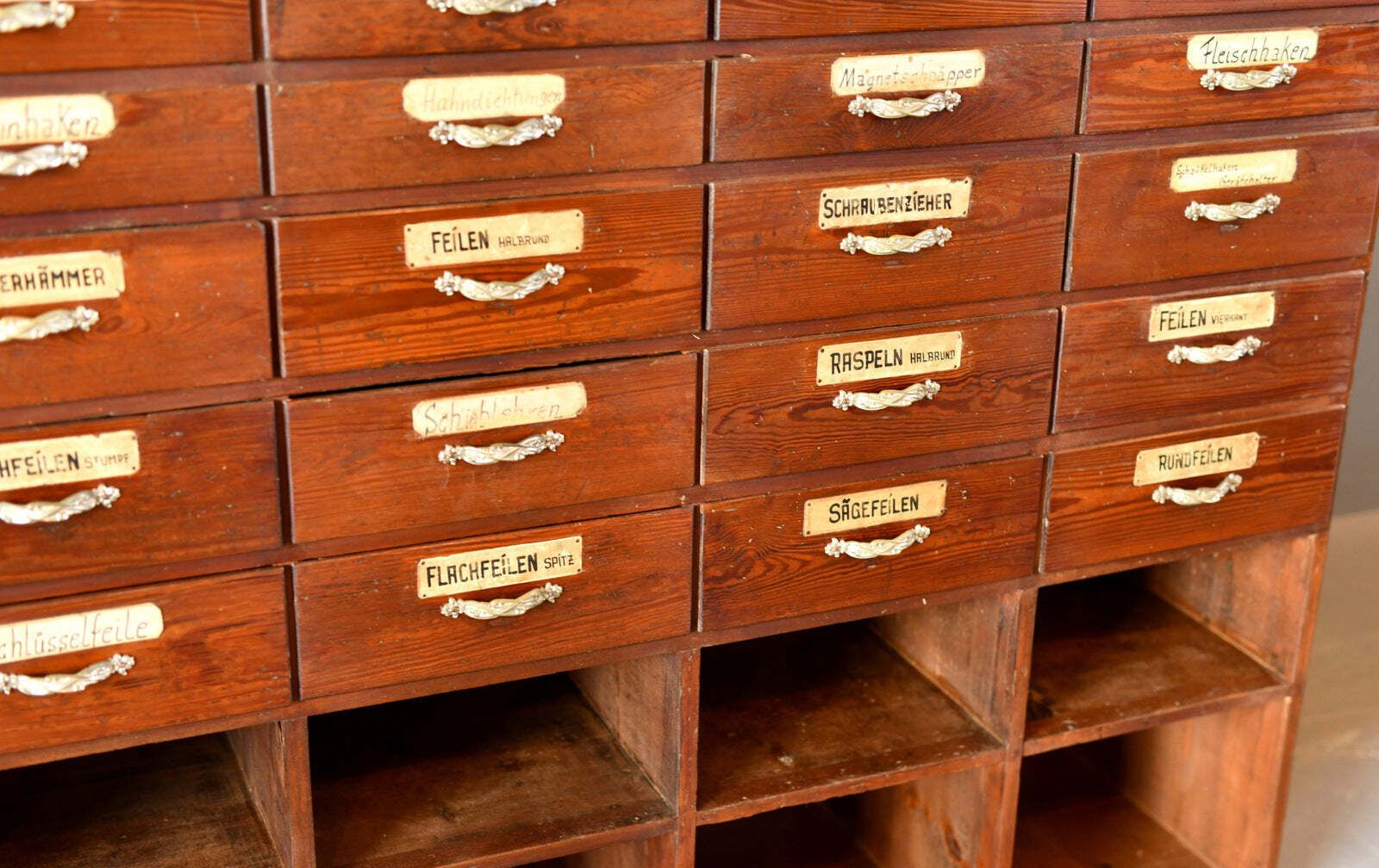 Art Nouveau Ironmongers Drawers Circa 1910 photo vinterior