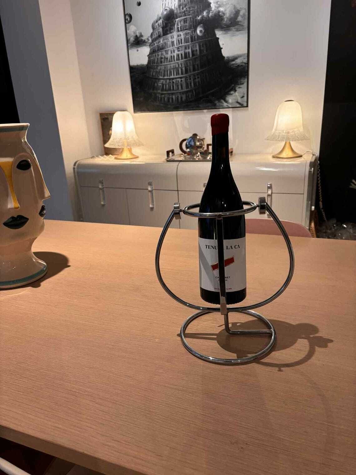 Roestvrijstalen Wijnhouder – Baraccessoire photo buy