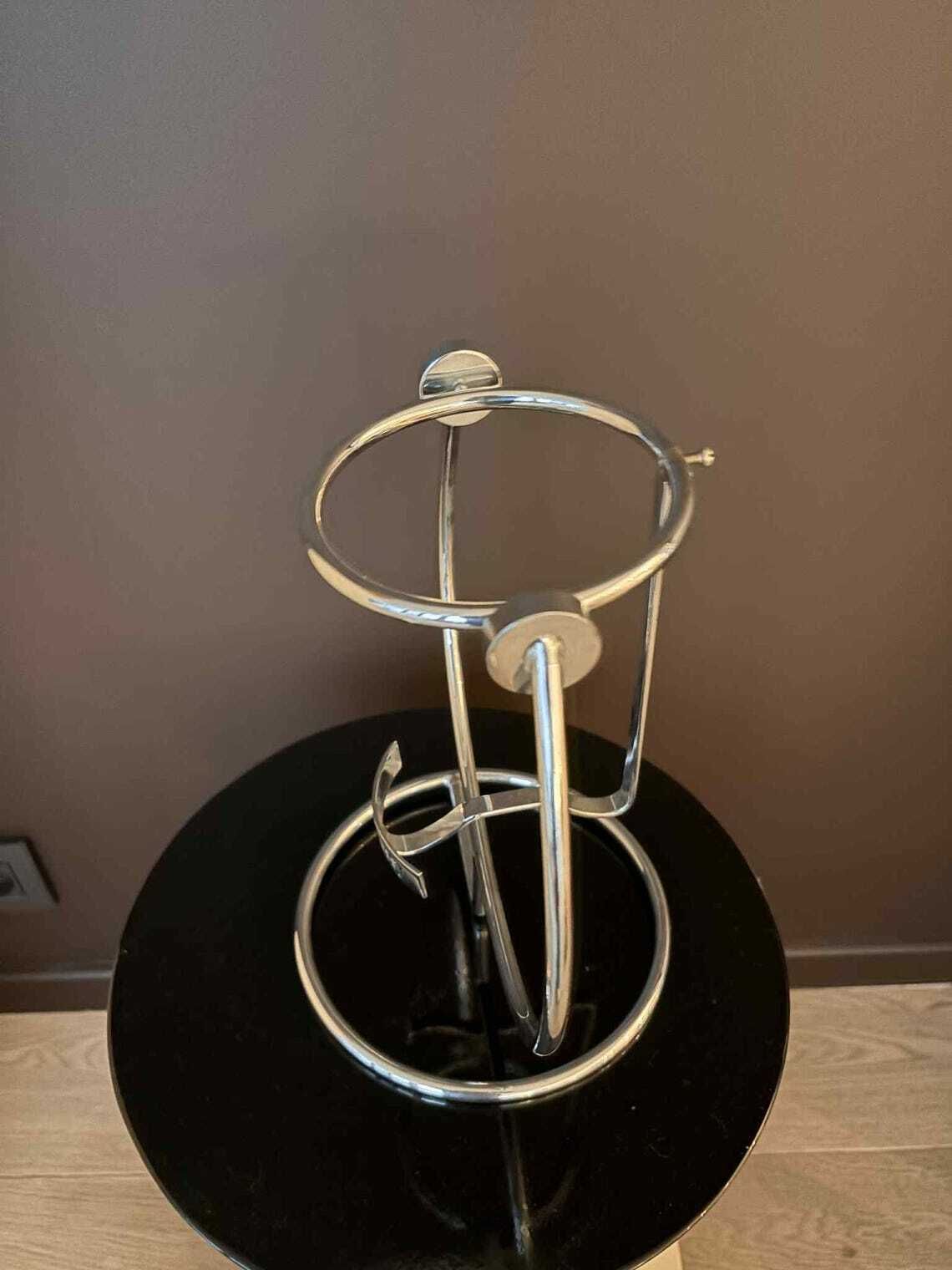 Woonaccessoires Roestvrijstalen Wijnhouder – Baraccessoire photo