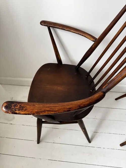 Vintage Ercol Blue Label 50s Goldsmith Chair photo for sale