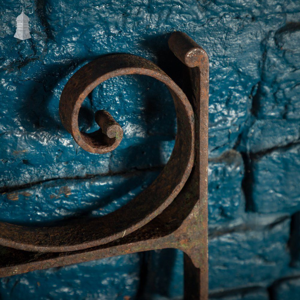 photo furniture Scrollwork Garden Gate, 19th C Wrought Iron Gate