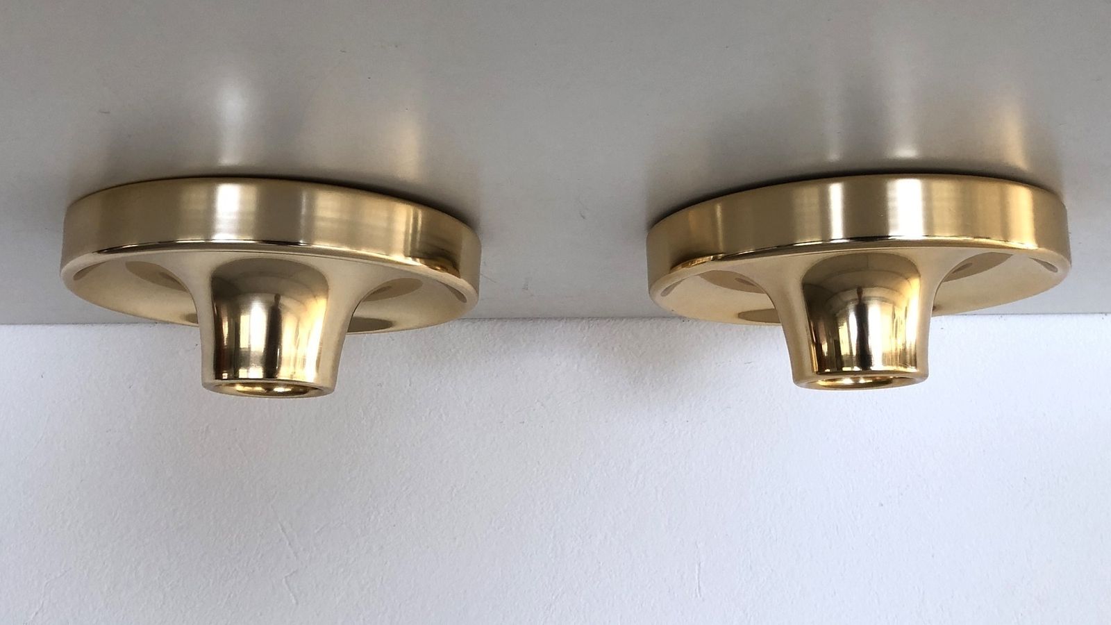 Italian Flush Mount Lights Or Wall Lights By Tronconi, Set Of 2 photo 870.0