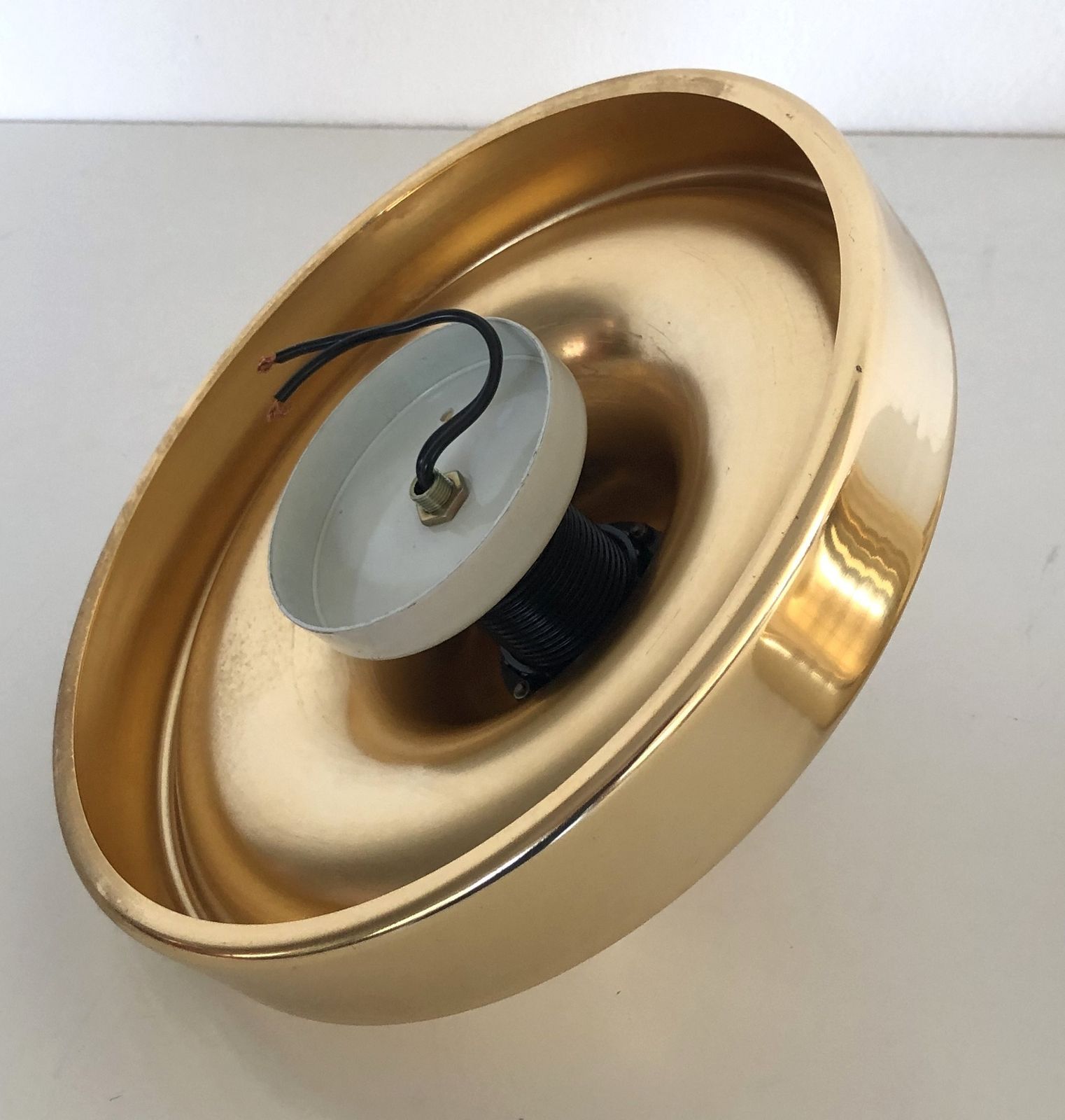 photo furniture Italian Flush Mount Lights Or Wall Lights By Tronconi, Set Of 2