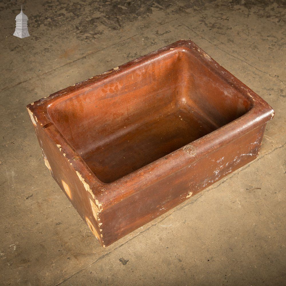 260.0 Salt Glazed Trough Planter By Oats & Green Halifax photo
