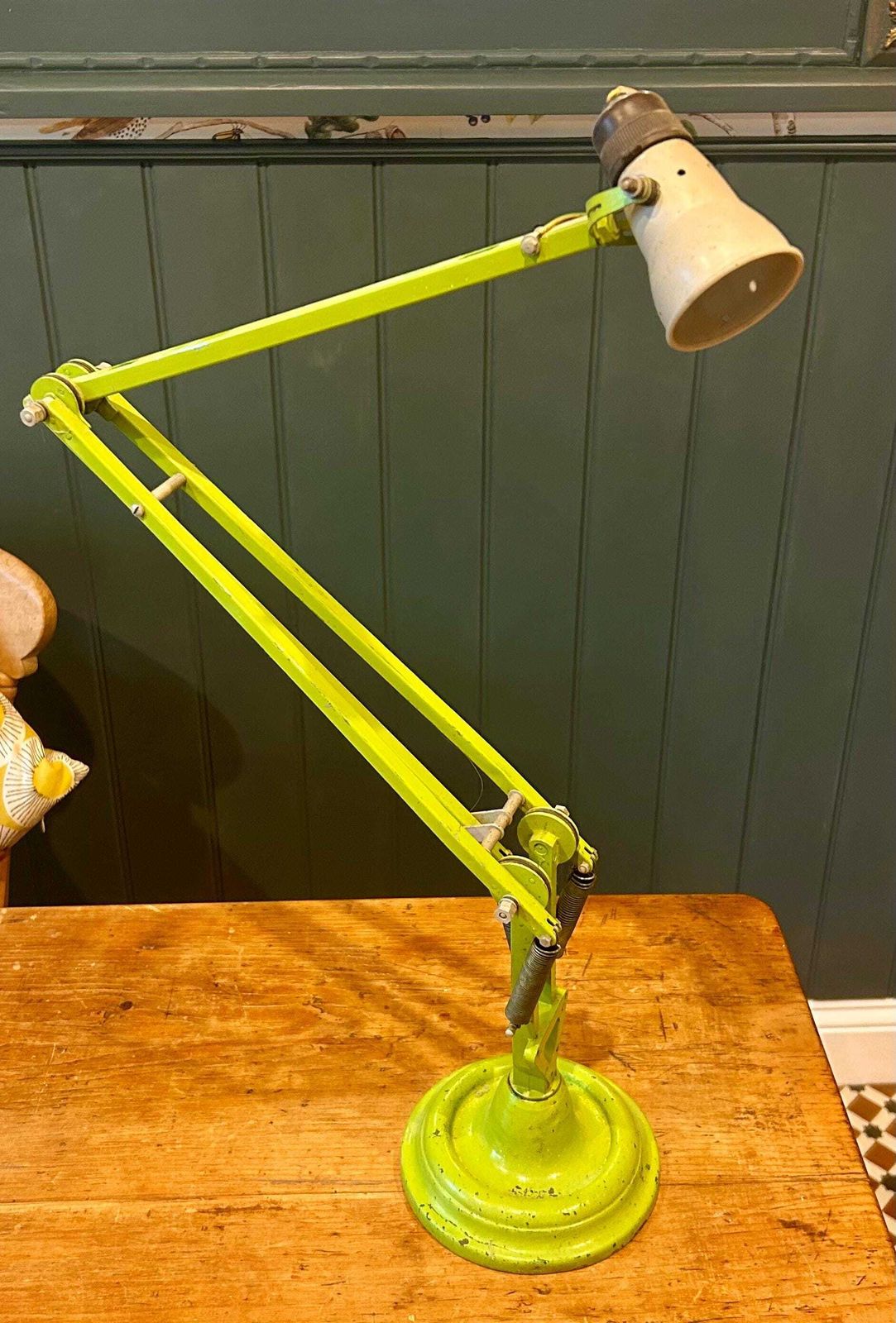 Wwii Raf Air Ministry Herbert Terry 5c/1079 Navigators Desk Industrial Vintage Lamp Retro Anglepoise Antique Light Lighting