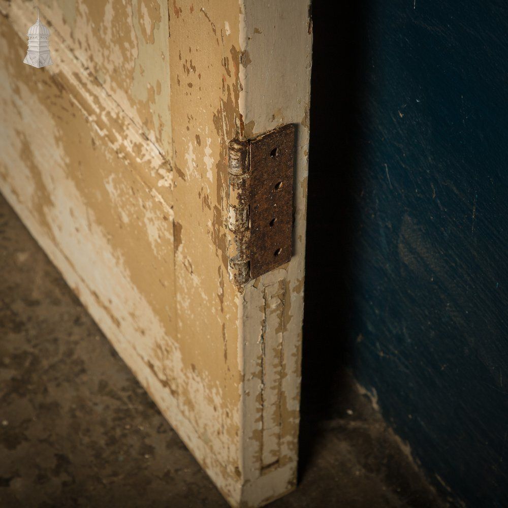 photo buy Moulded Panel Door, 6 Panels, Distressed Cream Paint