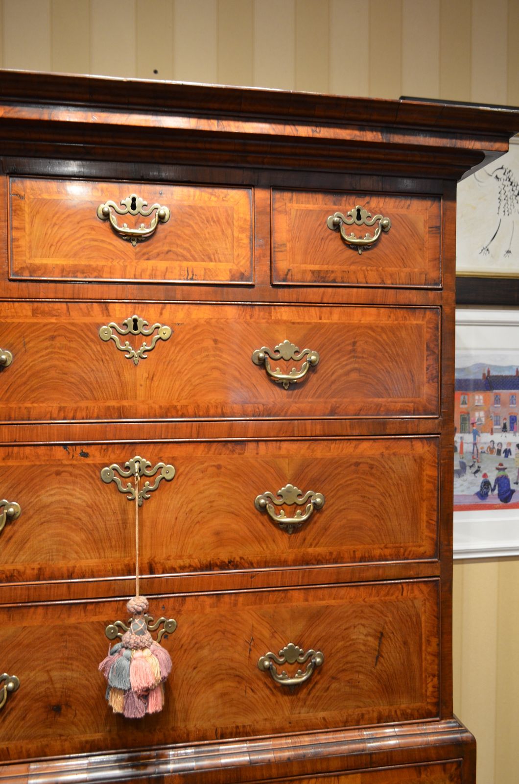 Furniture Beautiful George I Walnut Chest On Chest photo
