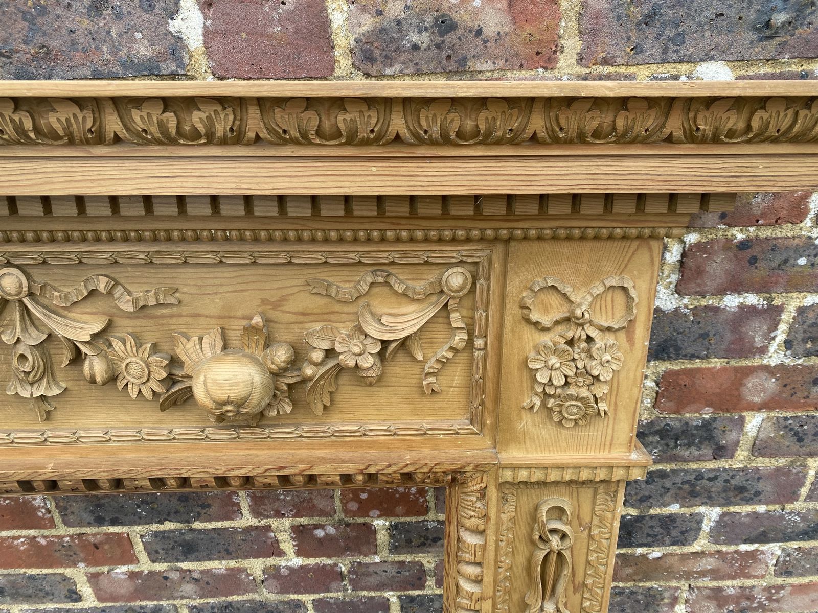 Georgian Style Hand Carved Fireplace Surround photo furniture
