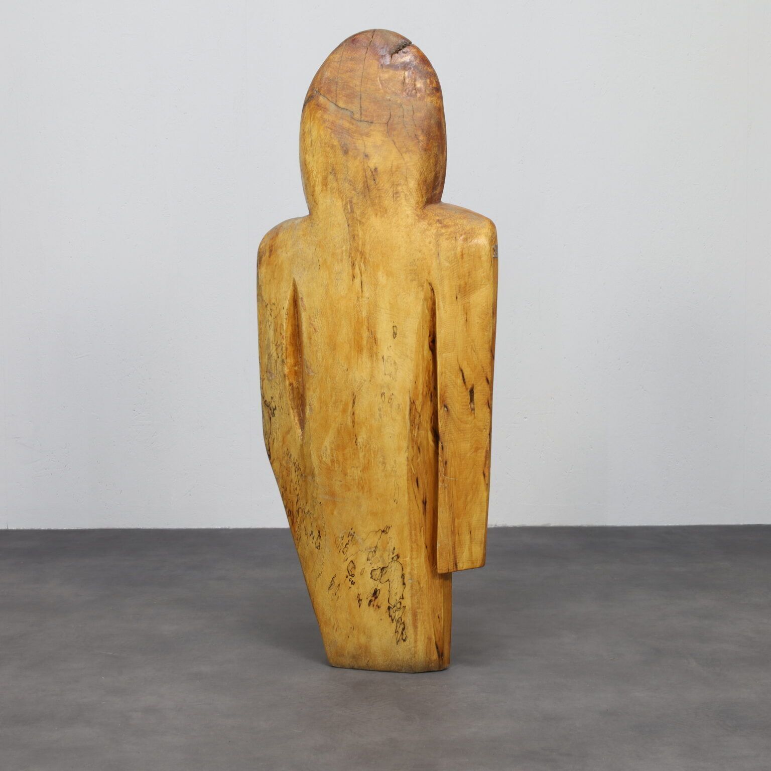 Sculpture Group Family In Wood By Roland Lavianne 1970s photo furniture