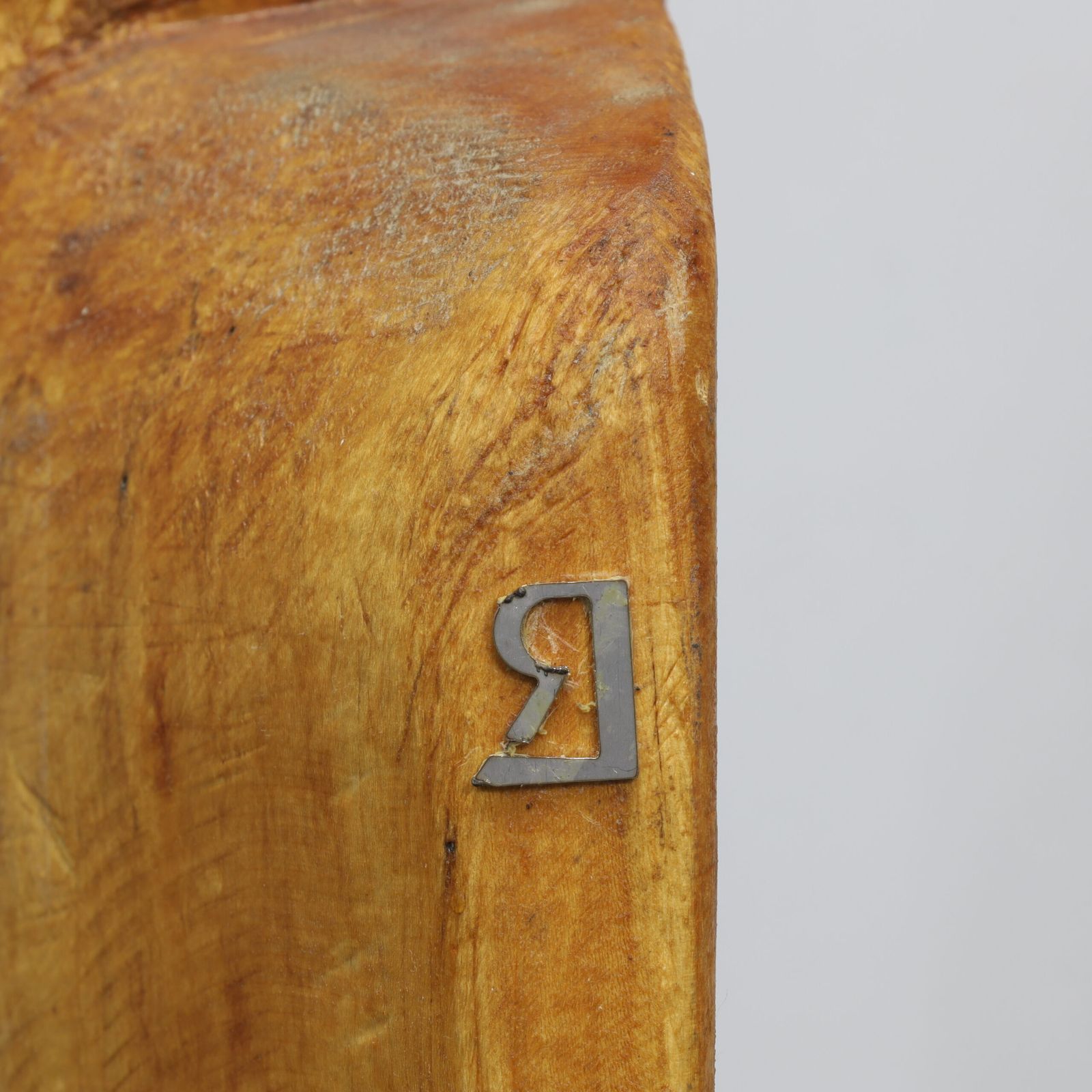 Sculpture Group Family In Wood By Roland Lavianne 1970s photo buy