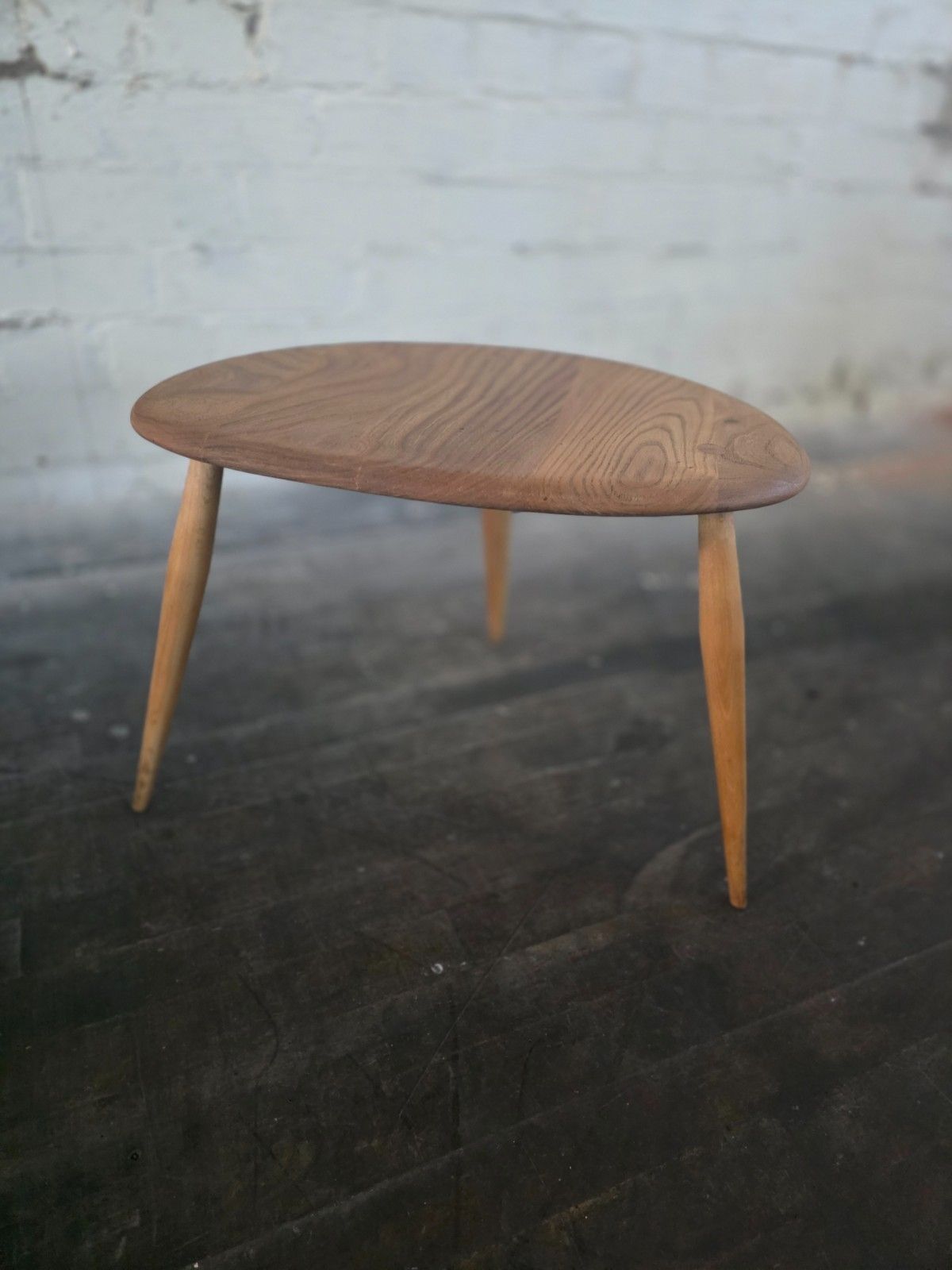 photo for sale Ercol Mid Century Blonde Pebble Nest Of 3 Tables