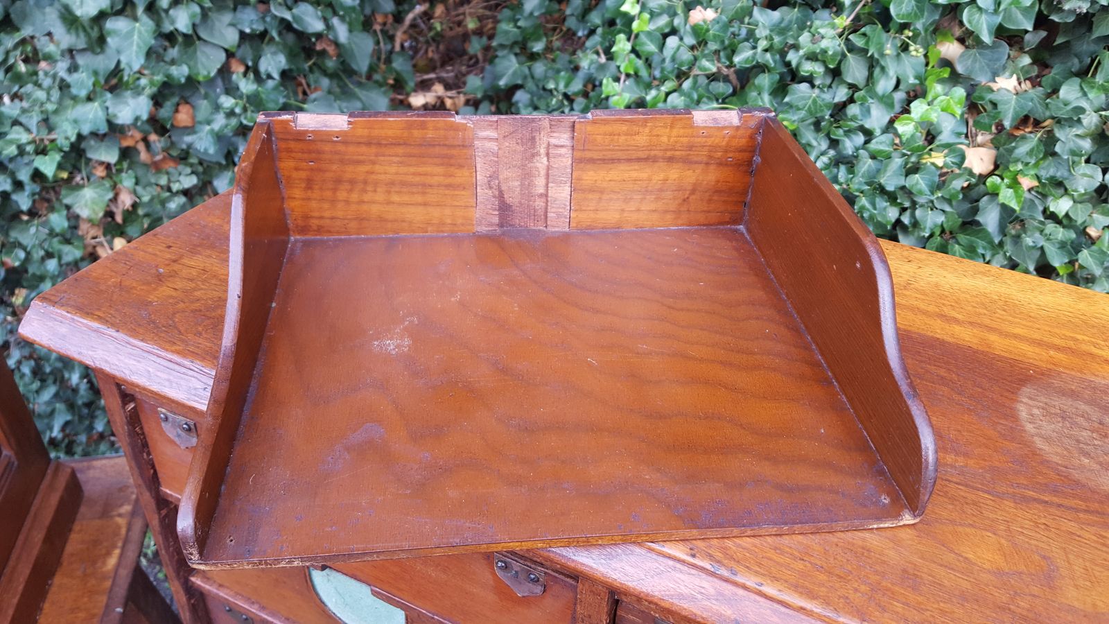 photo buy Matching Pair Of Walnut Amberg's Patent Cabinet Letter File