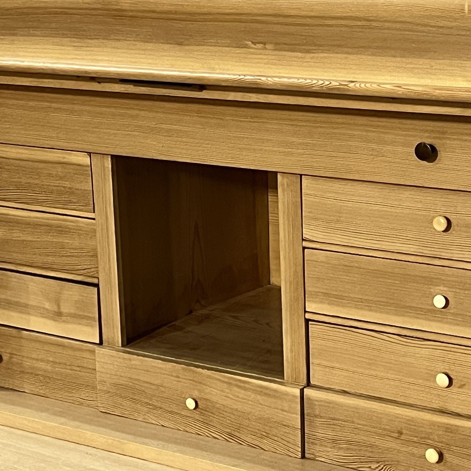 Antique Pine Secretaire/Bureau With Writing Slope And Drawers photo buy