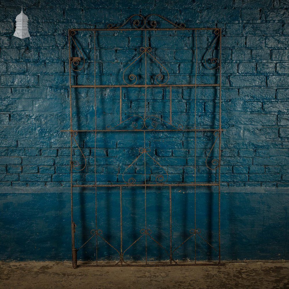 photo buy Pedestrian Gate, Scroll Design, Wrought Iron