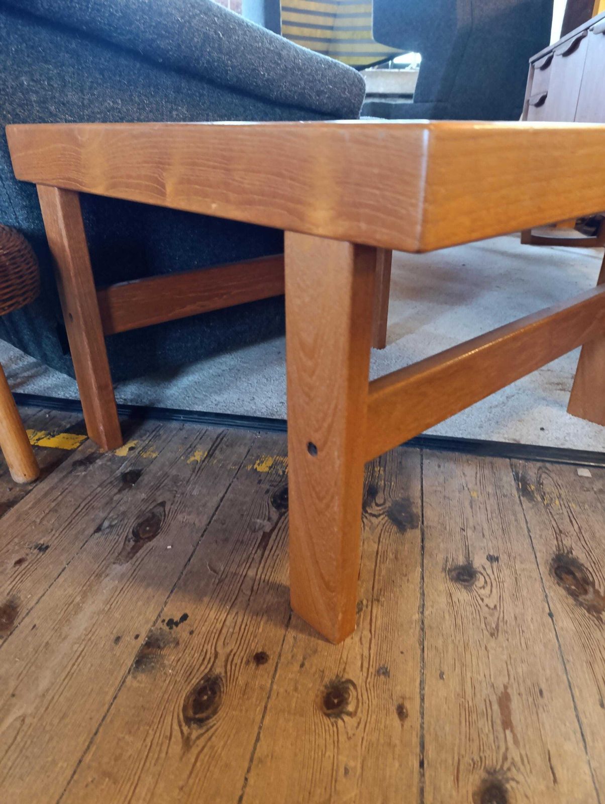 Mid Century Danish Tile Top Table Set By Trioh photo for sale