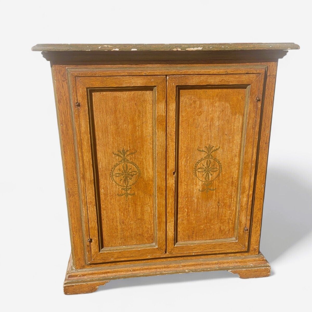 Painted Two Door Sideboard, Italy, 19th Century