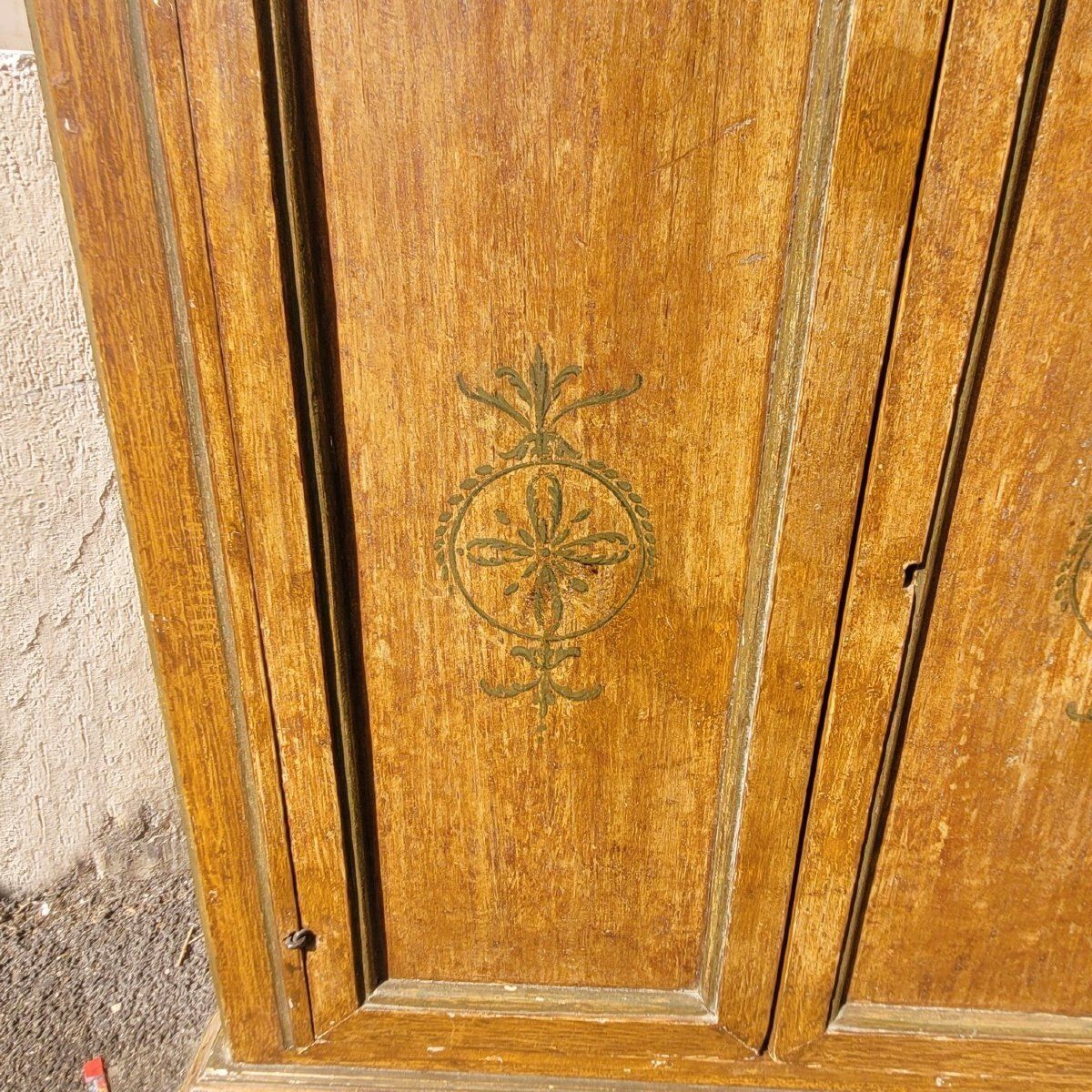 Painted Two Door Sideboard, Italy, 19th Century photo 1800.0