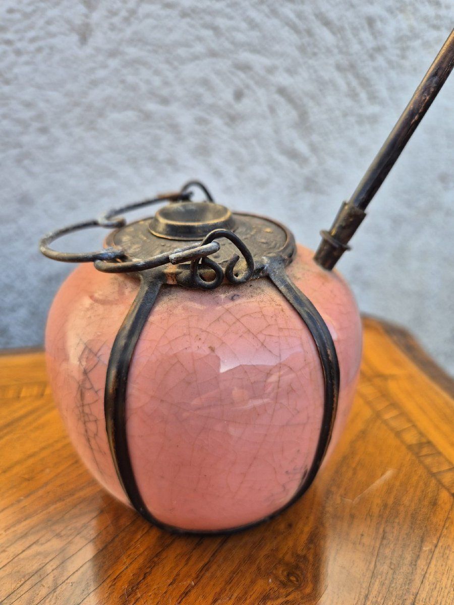 Pink Porcelain Water/Opium Pipe, Late 19th/Early 20th Century photo buy