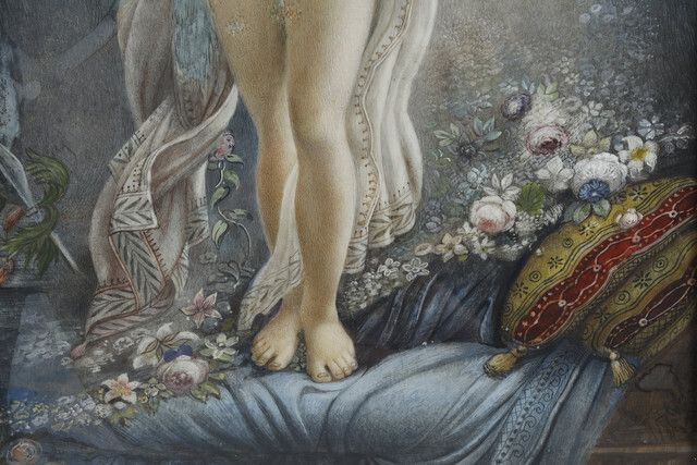 Representation Of Danaë, After A Painting By Anne Louis Girodet Trioson photo vinterior
