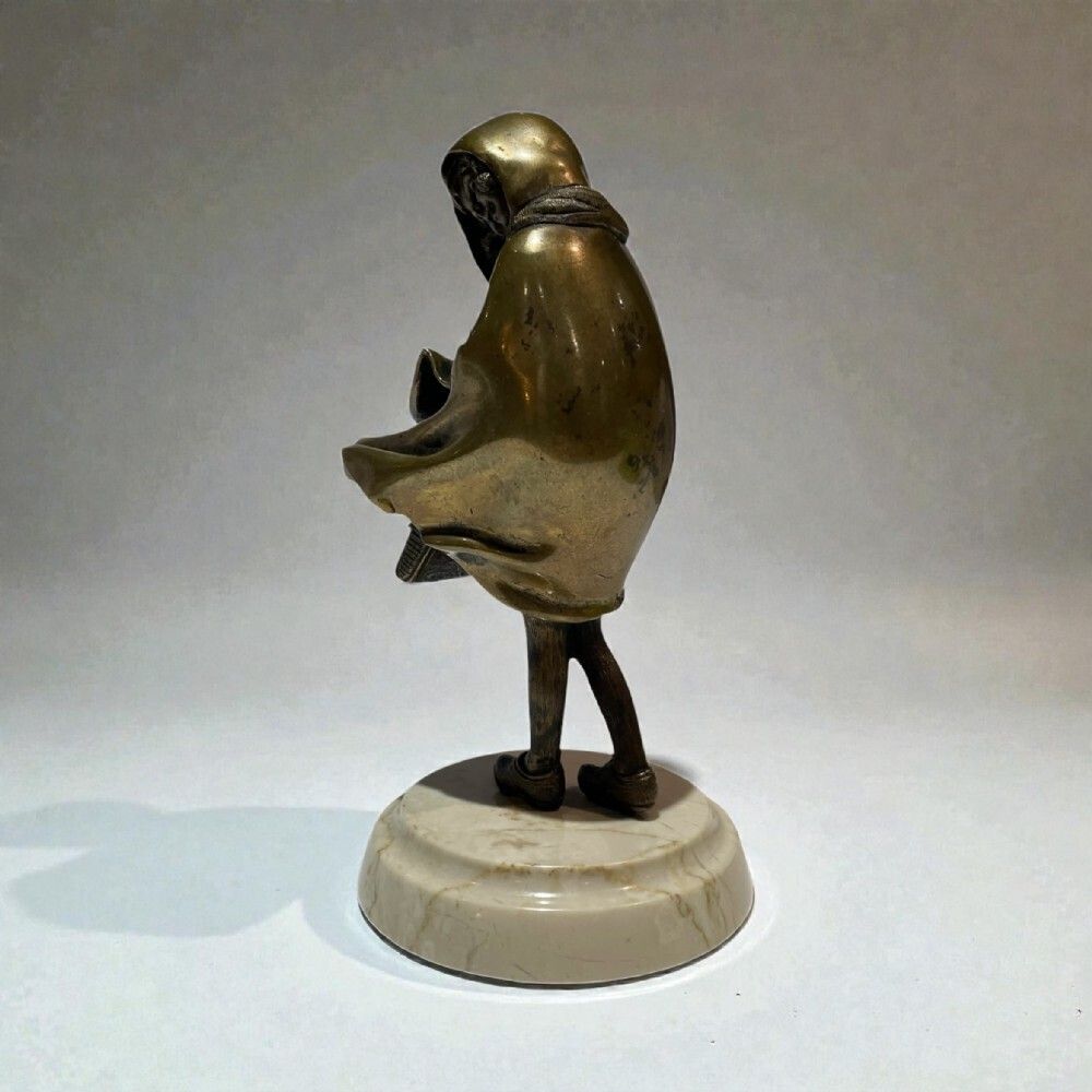 An Art Deco Patinated Bronze Figure Of A Young Girl. H. Chiparus photo 450.0