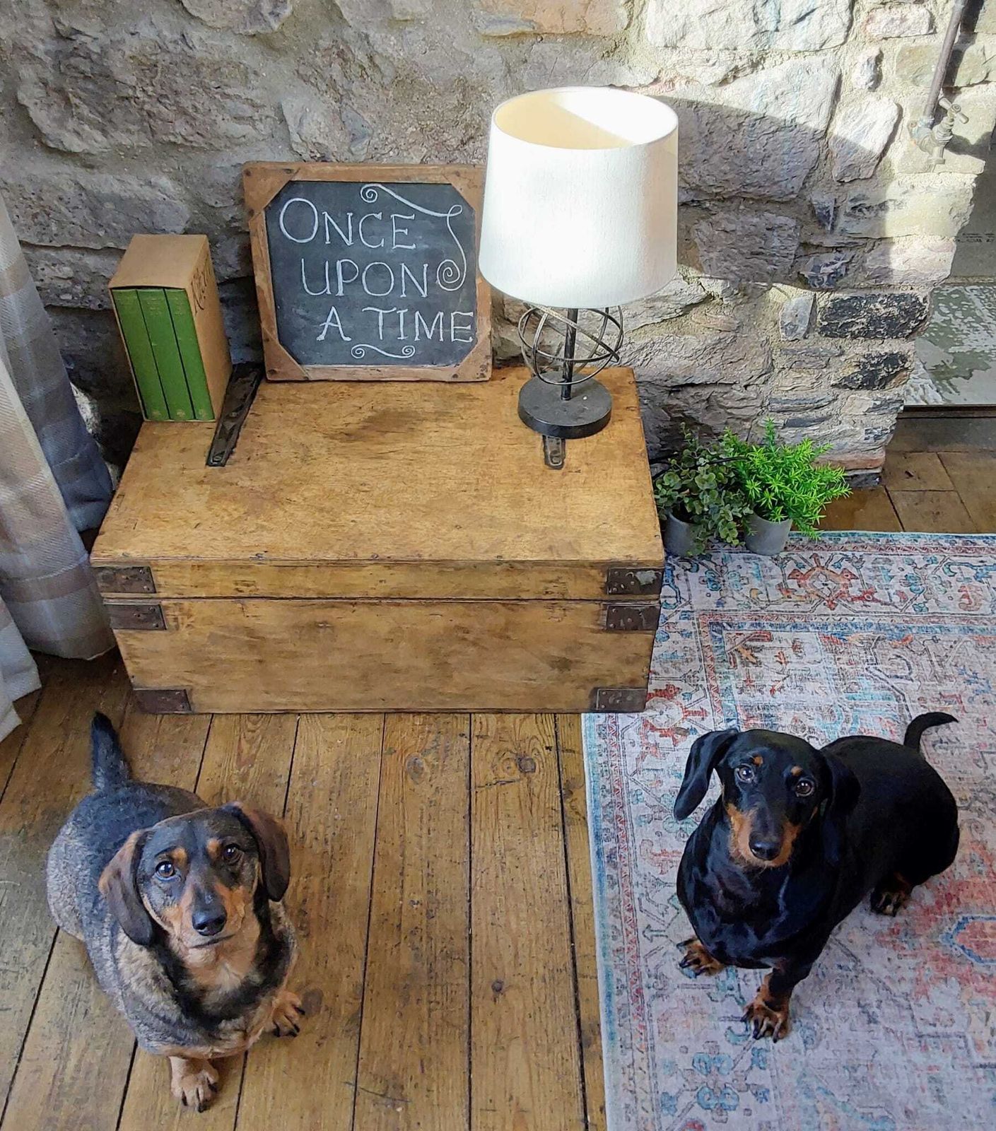 photo for sale Rustic Wooden Storage Chest