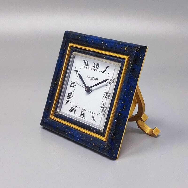 1980s Gorgeous Cartier Alarm Clock Pendulette. Made In Swiss photo Home Decor