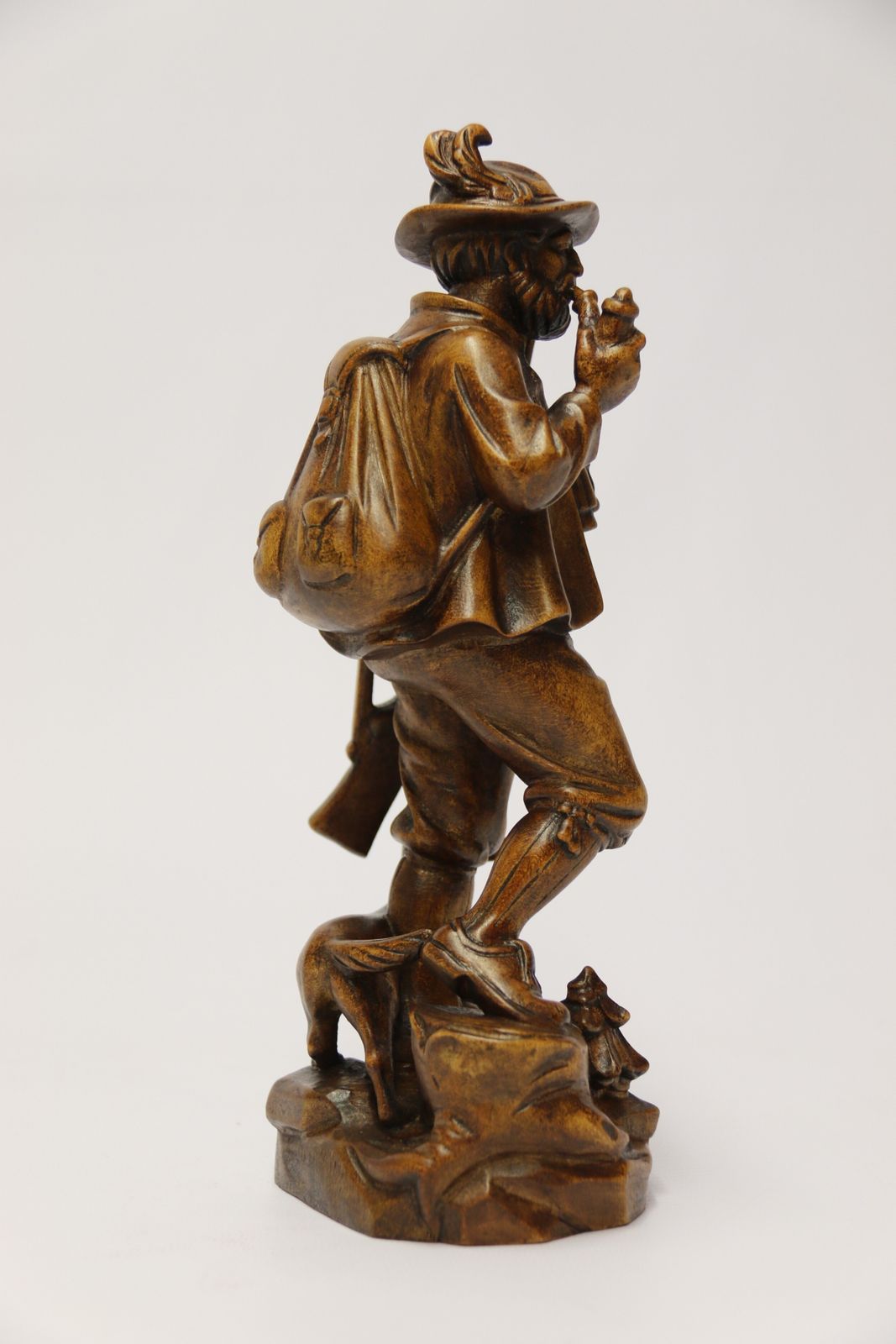 A Rare Black Forest Study Of A Man Hunting With His Dog photo Home Decor