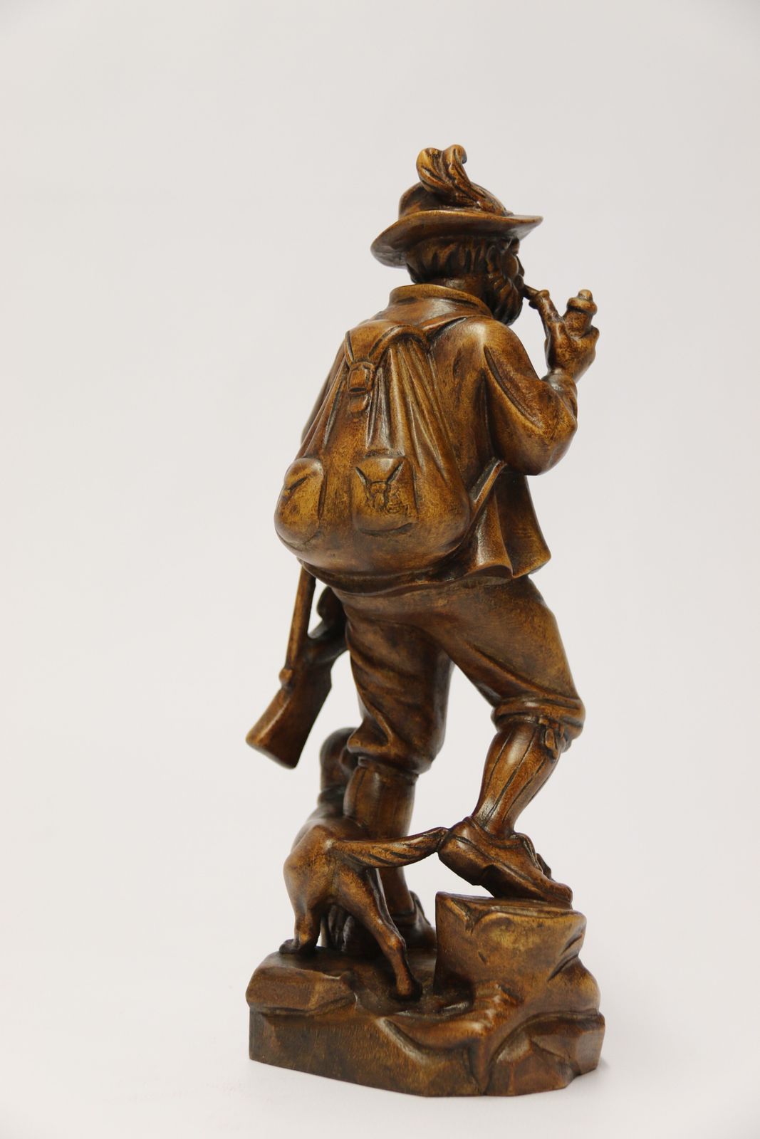 A Rare Black Forest Study Of A Man Hunting With His Dog photo 745.0