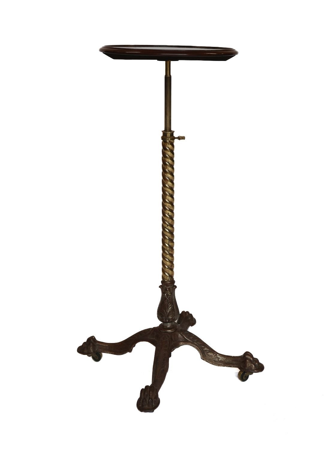 Victorian Telescopic Lamp / Plant Table