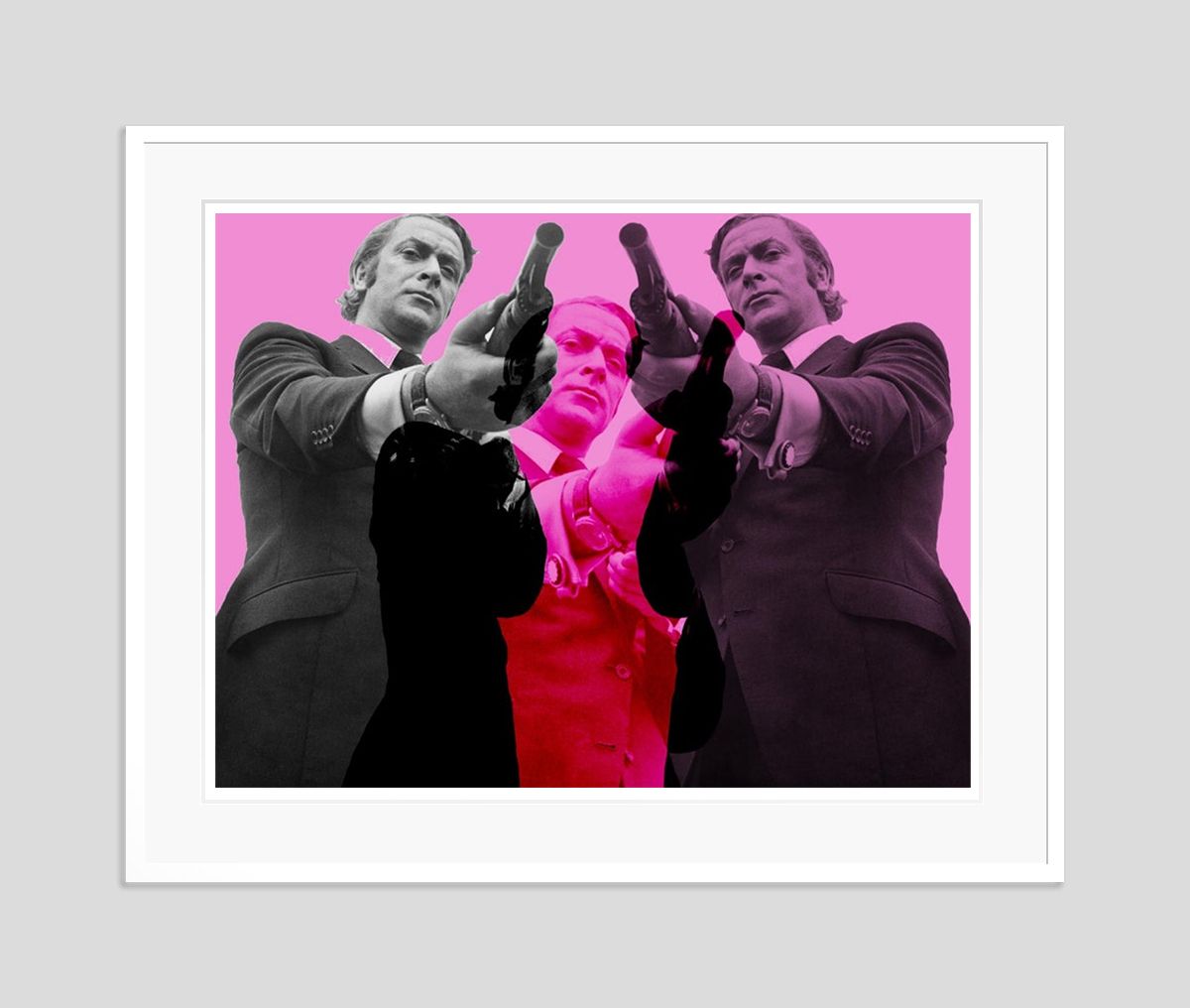 Batik 'Army Of Caine' Signed Limited Edition Print Framed In White photo furniture