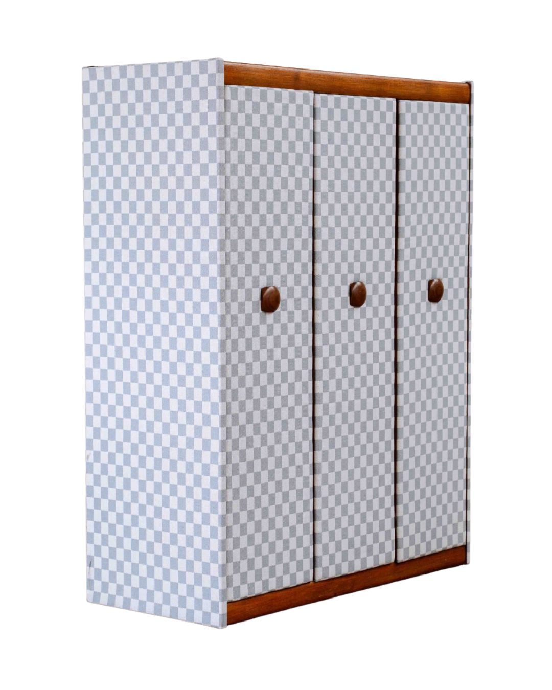 Mid Century Wardrobe Reupholstered In Harlequin X Henry Holland Fabric photo vinterior