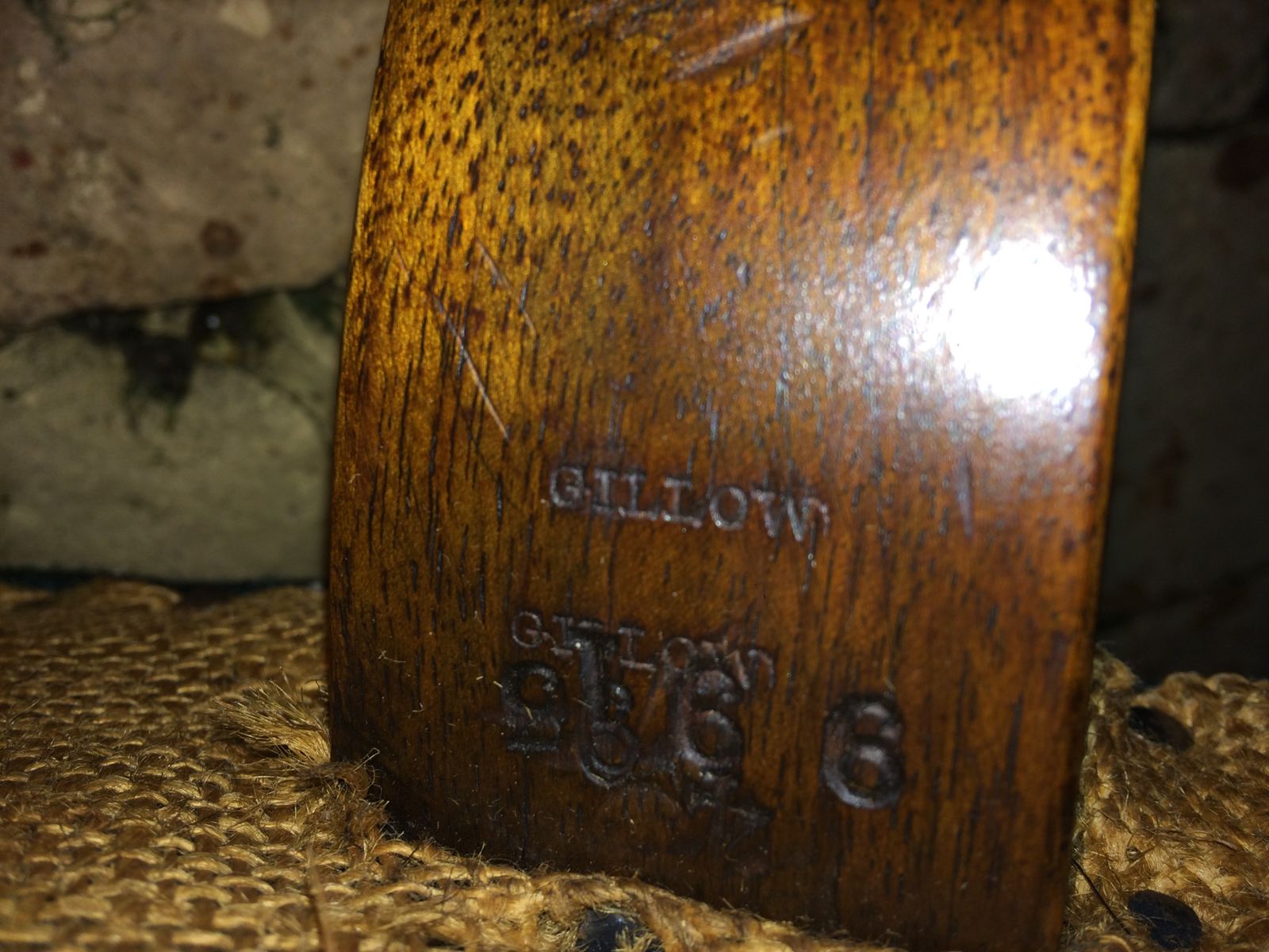 Victorian Gillows Of Lancaster  Walnut Iron Back Armchair. Stamped. photo for sale
