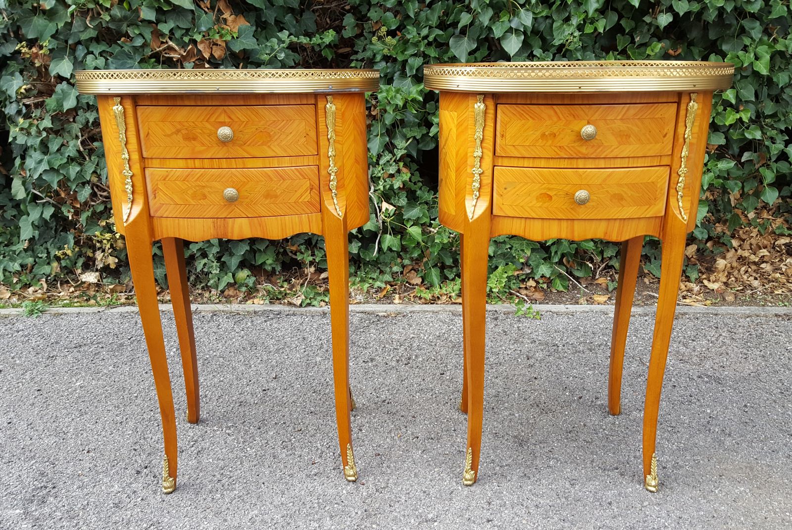 Matching Pair Of Italian Bedside Tables By Fratelli Cattaneo Novedrate photo furniture