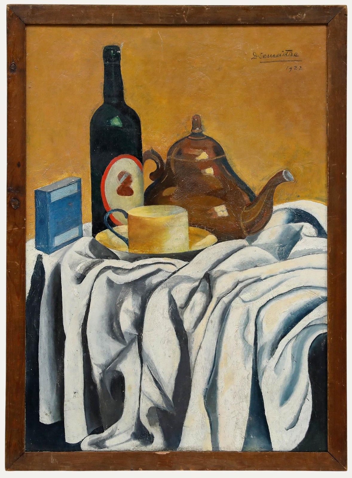 Lemaitre 1922 Oil, Still Life With Teapot