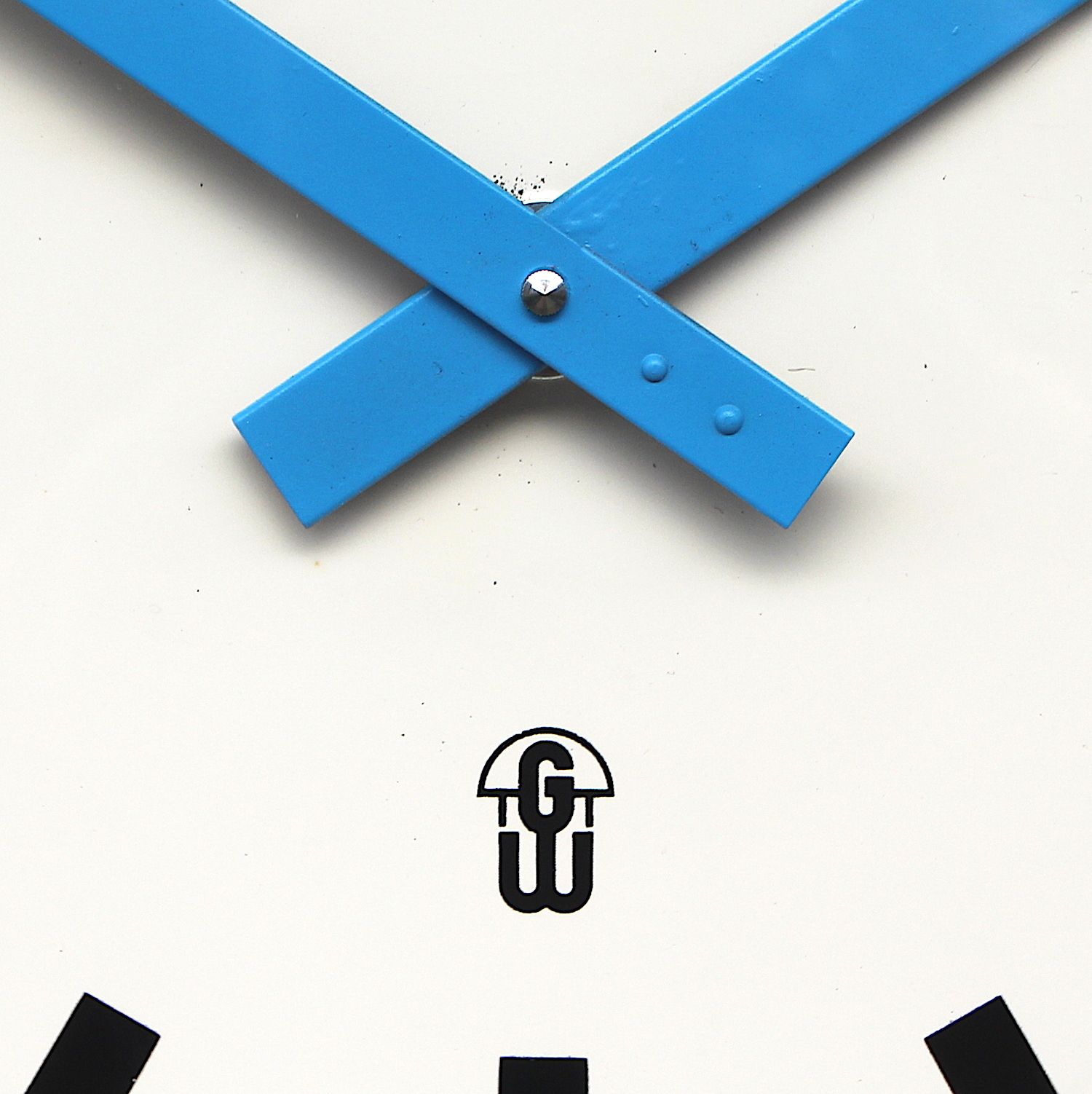 photo vinterior Dated 1967 East German Vintage Factory Wall Clock. Fully Guaranteed