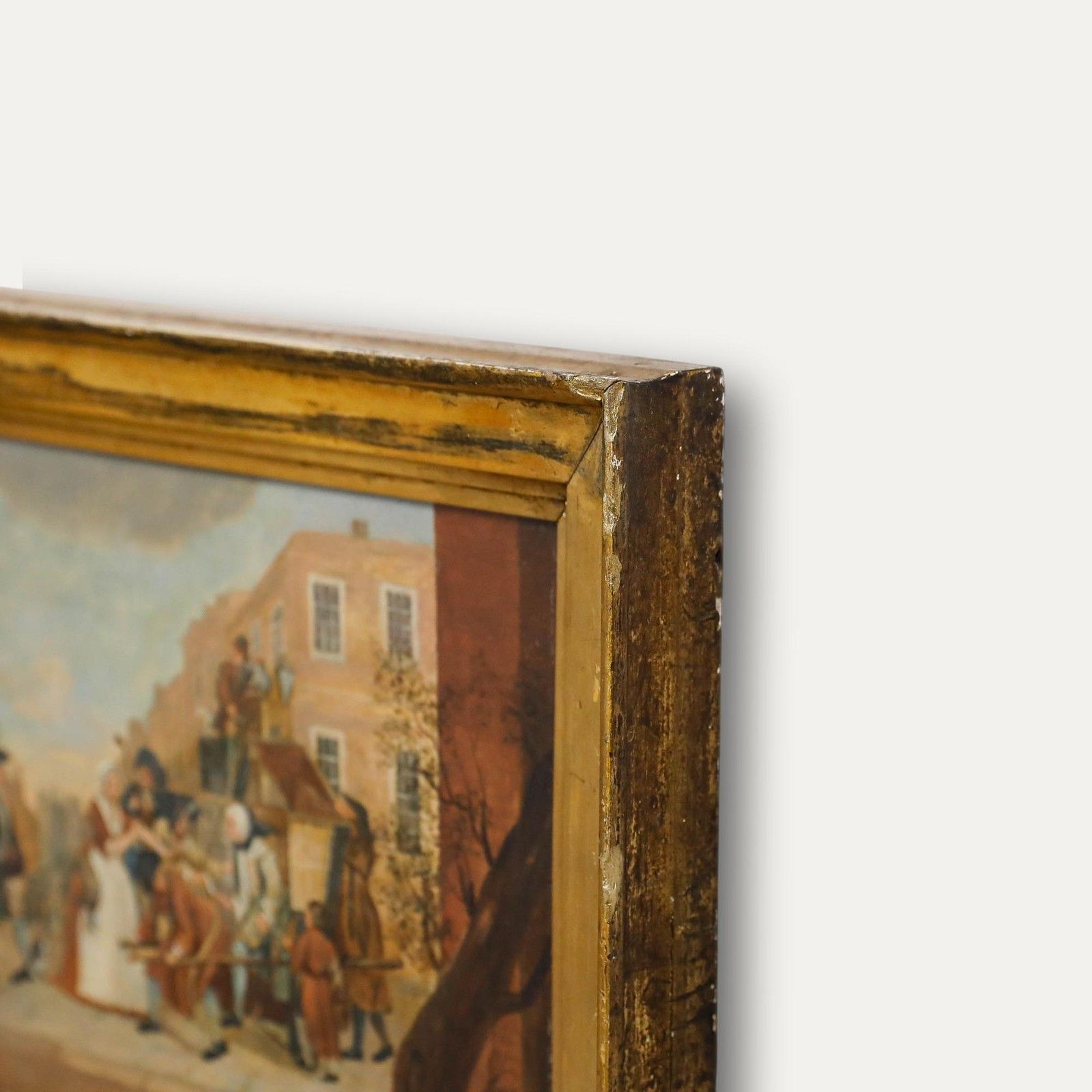 After William Hogarth (1697 1764) Early 19th Century Oil, A Rake's Progress photo 450.0