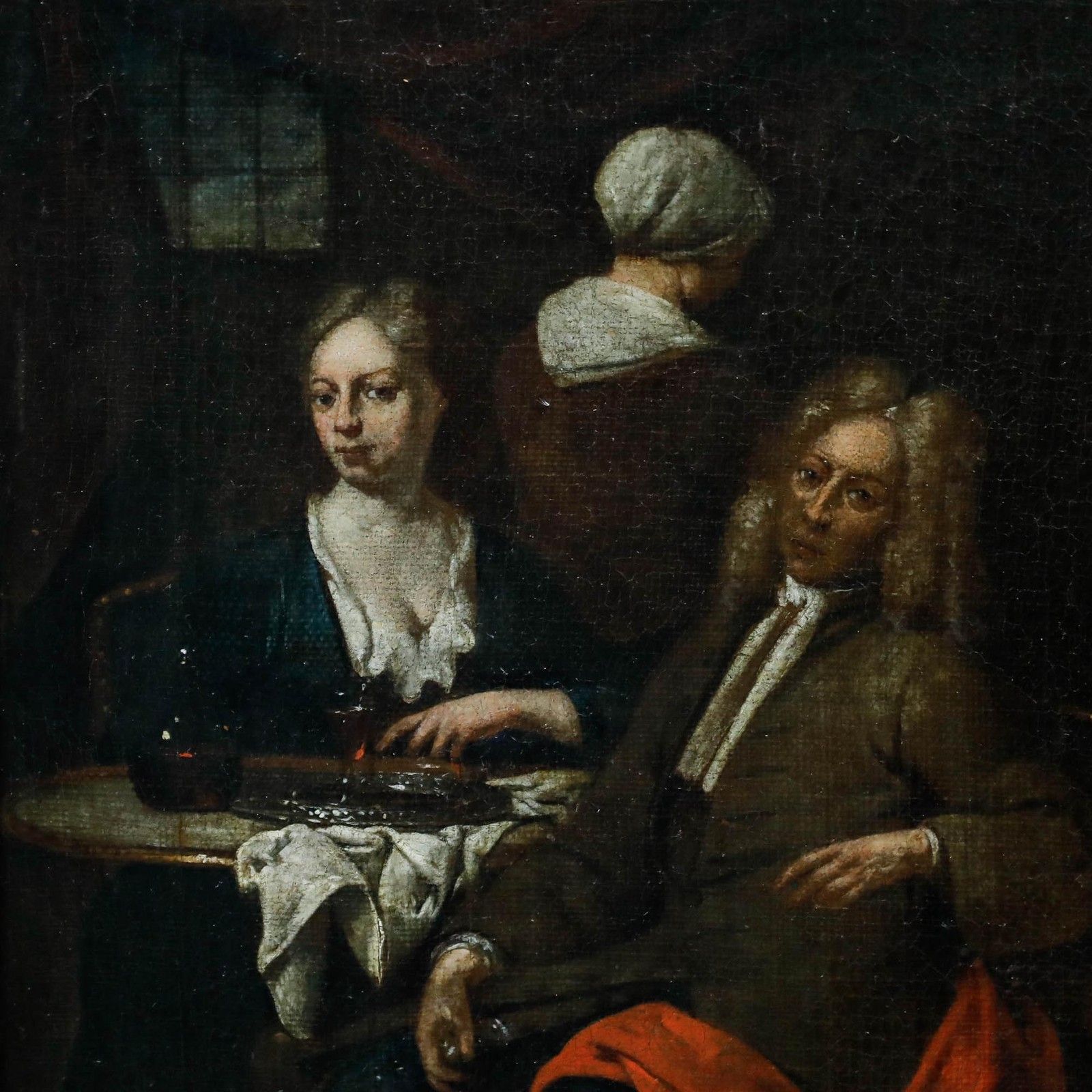 Jan Baptist Lambrechts (1680 1731) 18th Century Oil, Interior Scene I photo Art