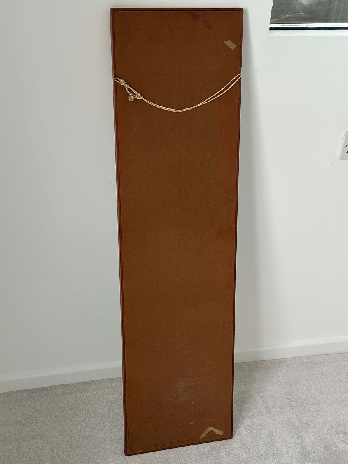 Rowley Design Fb/2 Mid Century Teak Wall Mirror, England C.1960s photo vintage