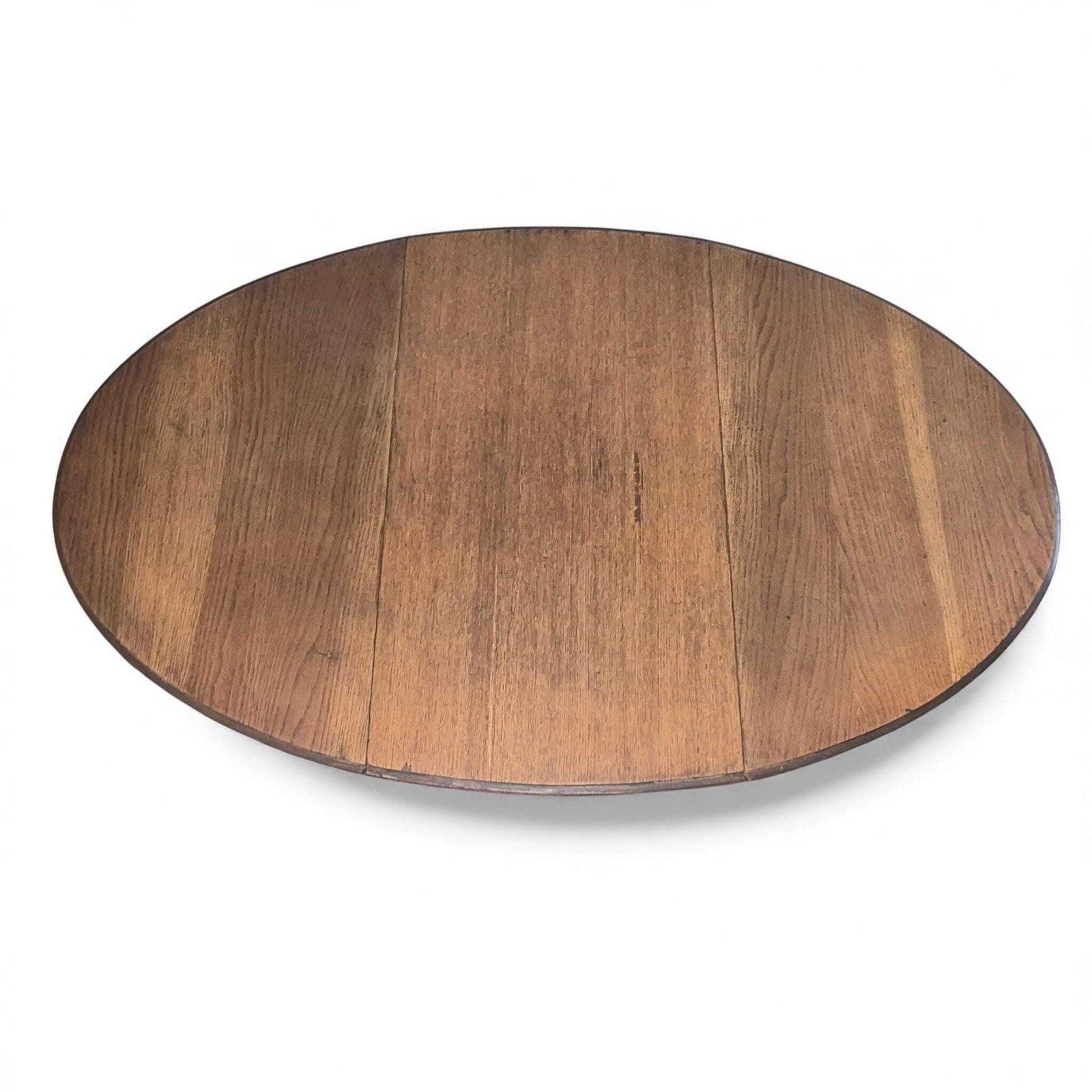 photo furniture Antique Oak Gateleg Dining Table With Barley Twist Legs – Drop Leaf Farmhouse Table