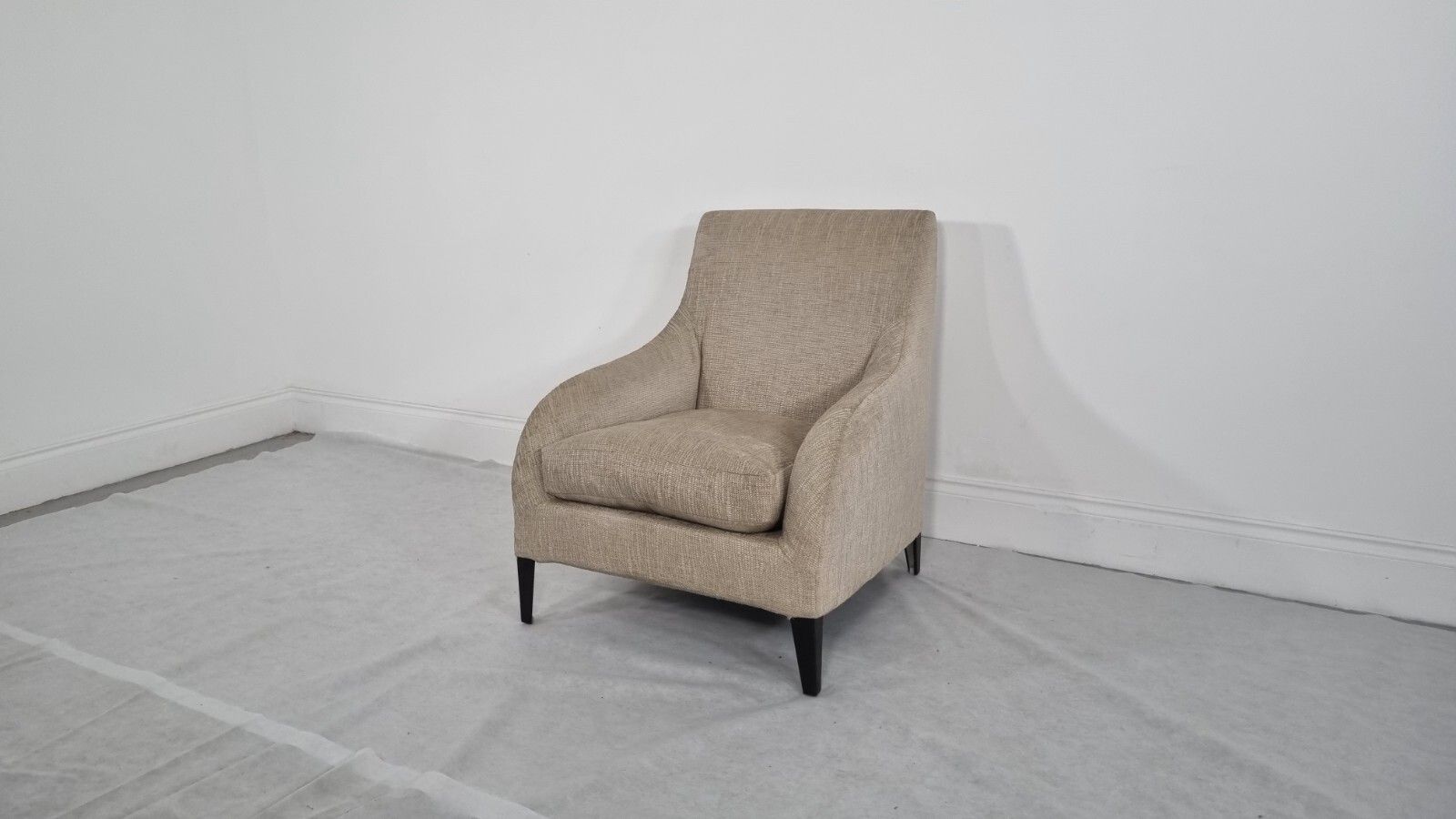 Bb Italia Florence F3 Armchair In Honey Flatweave In Excellent Condition photo furniture