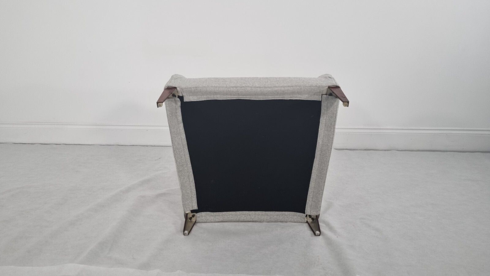 1380.0 Bb Italia Florence F3 Armchair In Light Grey Wool In Excellent Condition photo