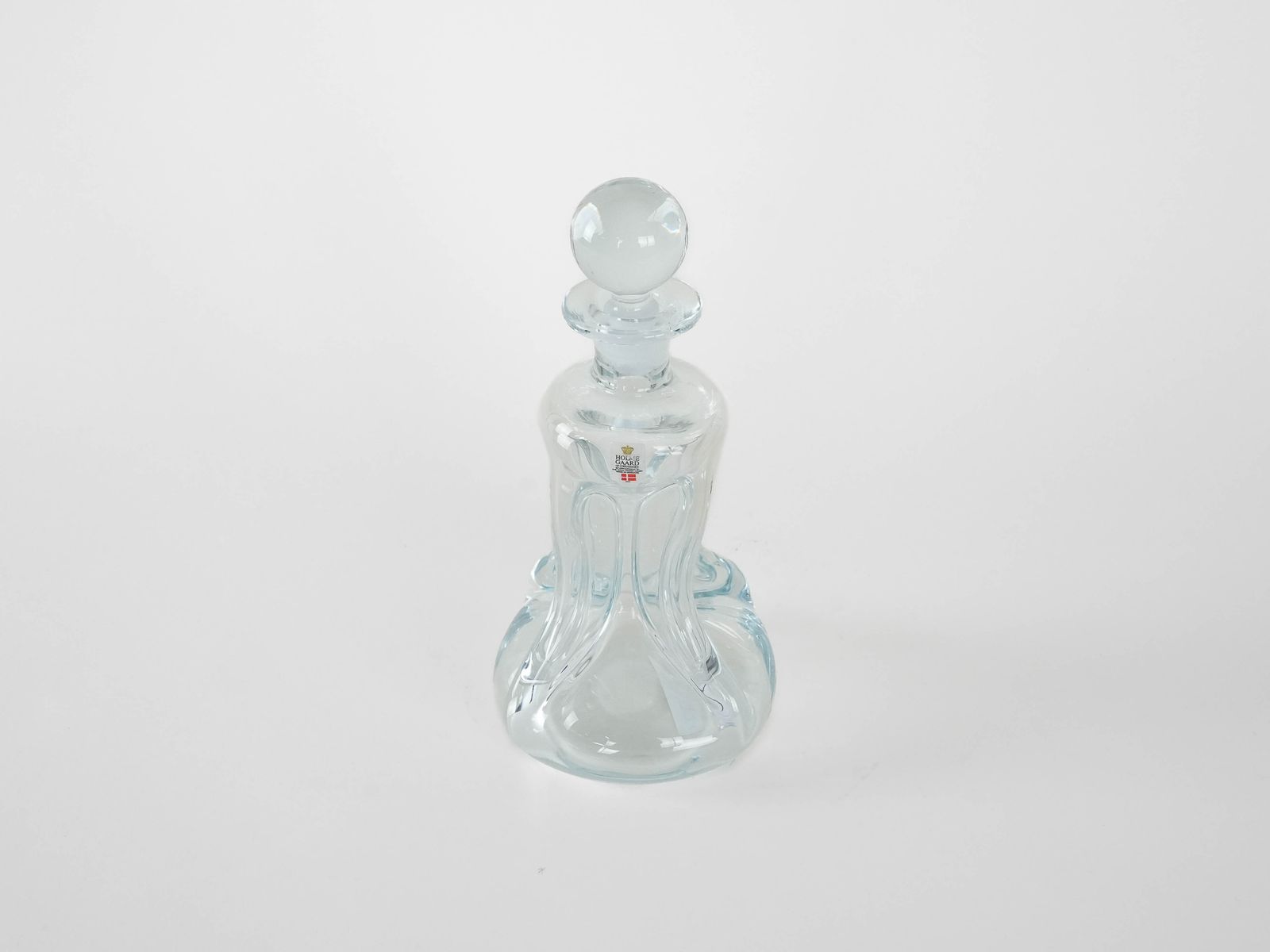 Glass Carafe Kluk, Danish Design, 1970s, Manufactured By Holmegaard photo vinterior