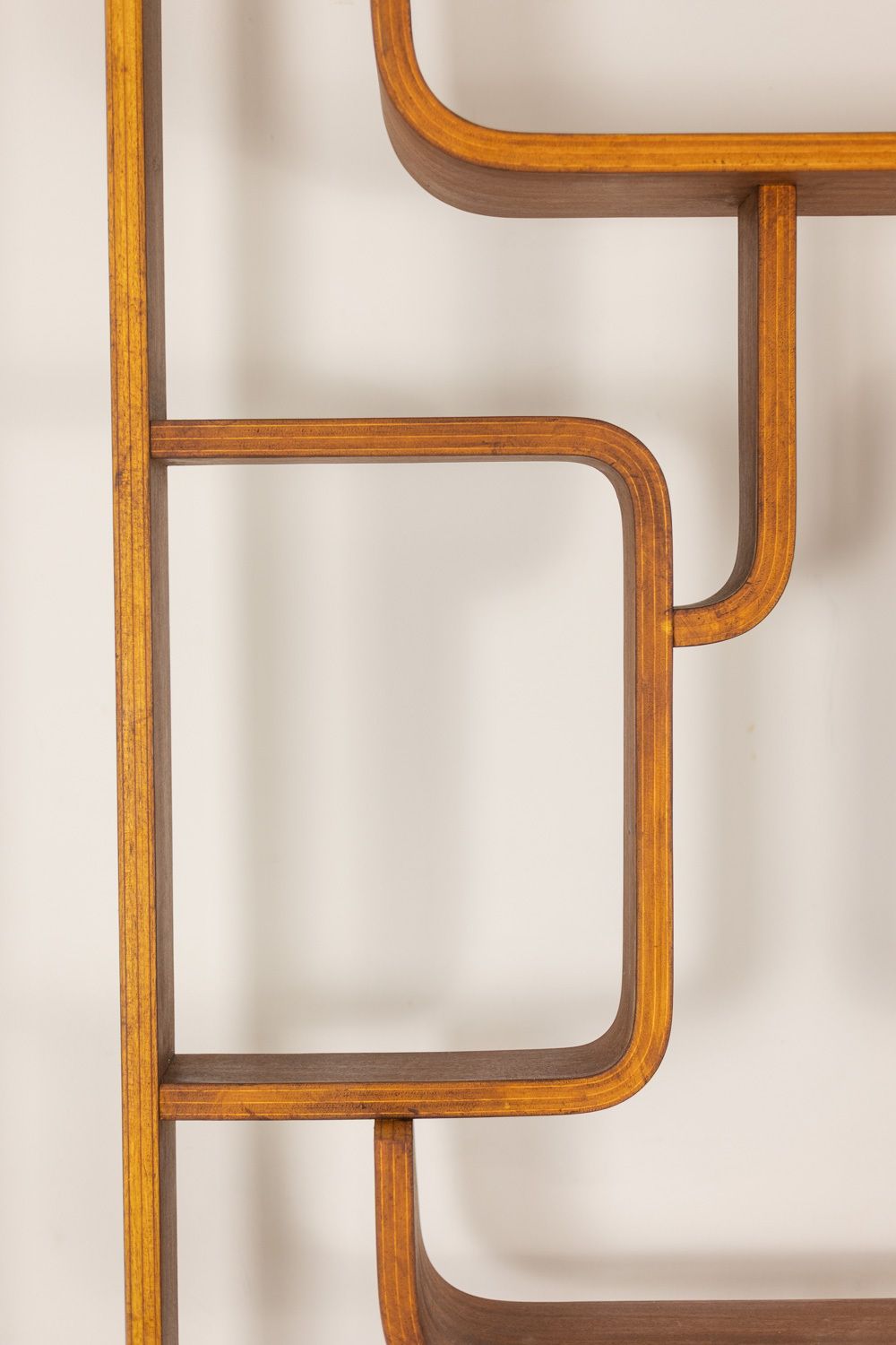 Ludvik Volak Wooden Shelf. 1960s 1970s. photo vinterior