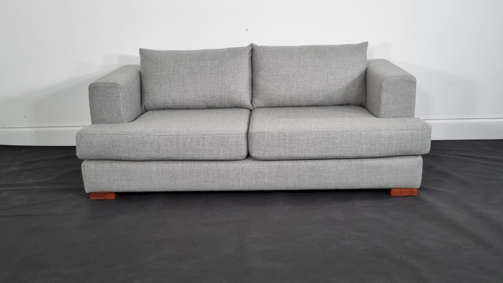 Ligne Roset "Castelbajac" Sofa In Light Grey Wool Immaculate Condition photo vintage