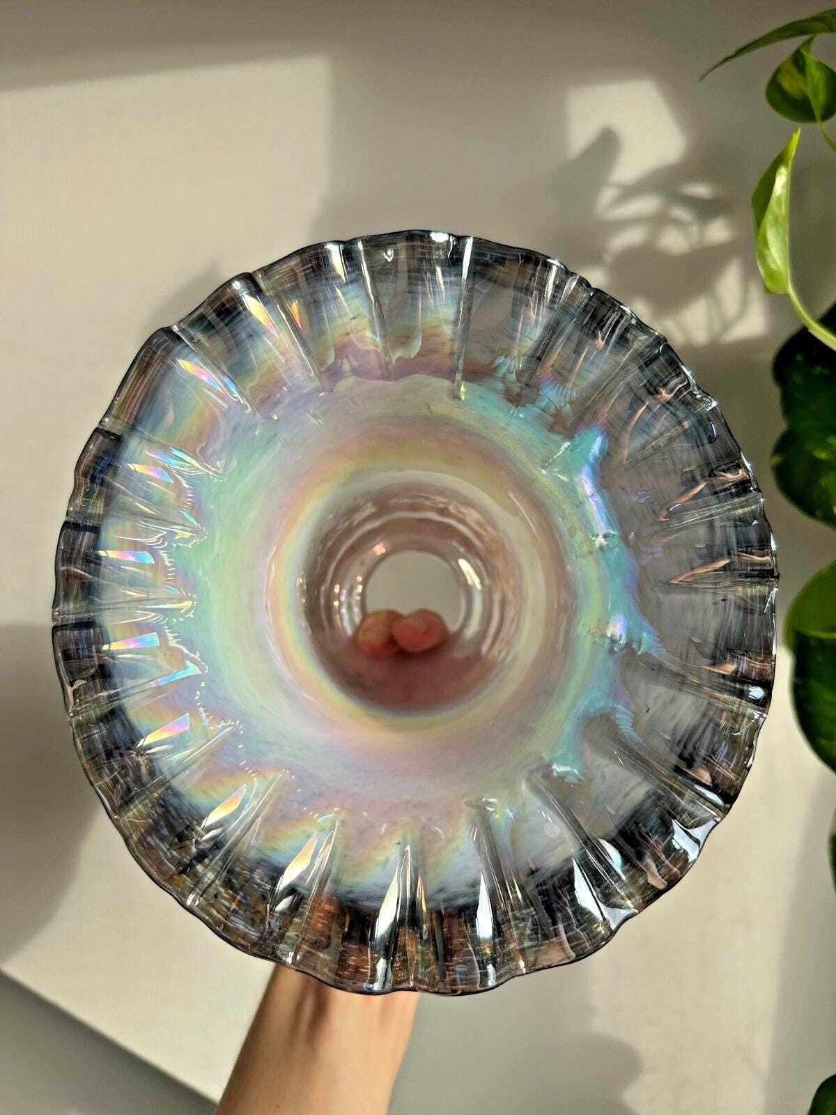 Vintage John Ditchfield Glasform Iridescent Light Shade photo 129.0