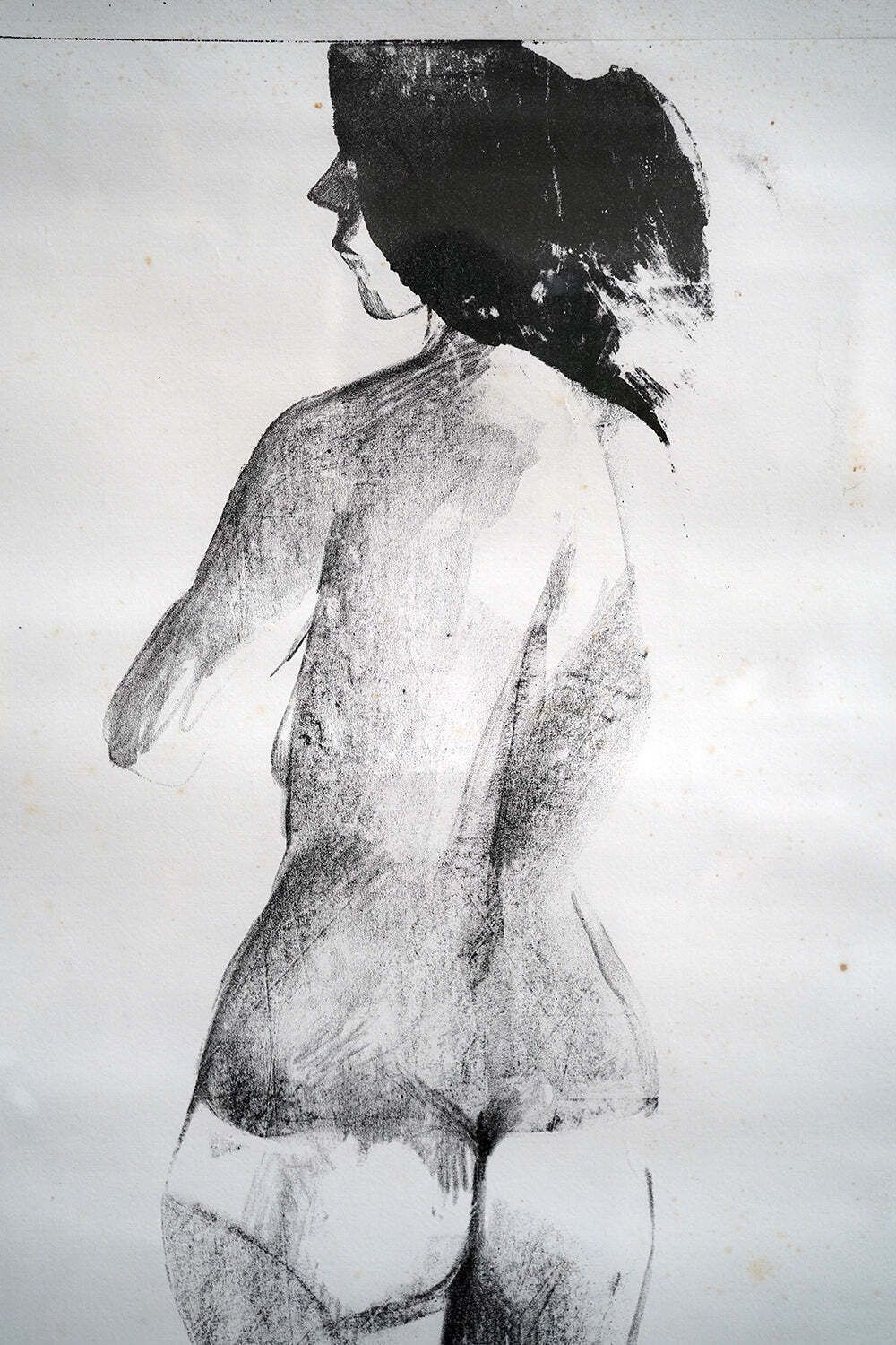 A Large Nude Study By William ‘Bill’ Moorman; To Laurie & Kathy Lee 1977